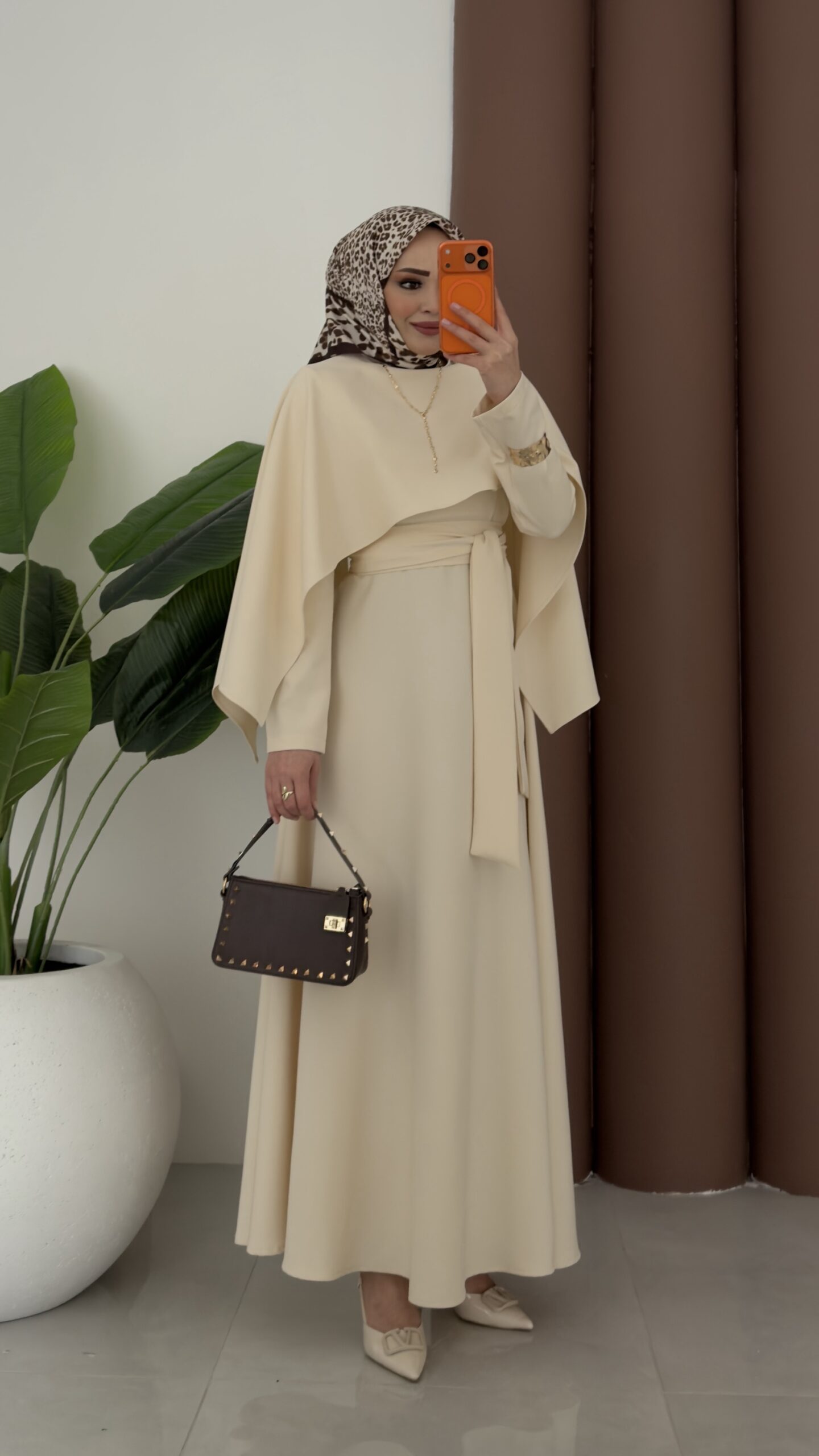 Noir Pelerin Elbise |  