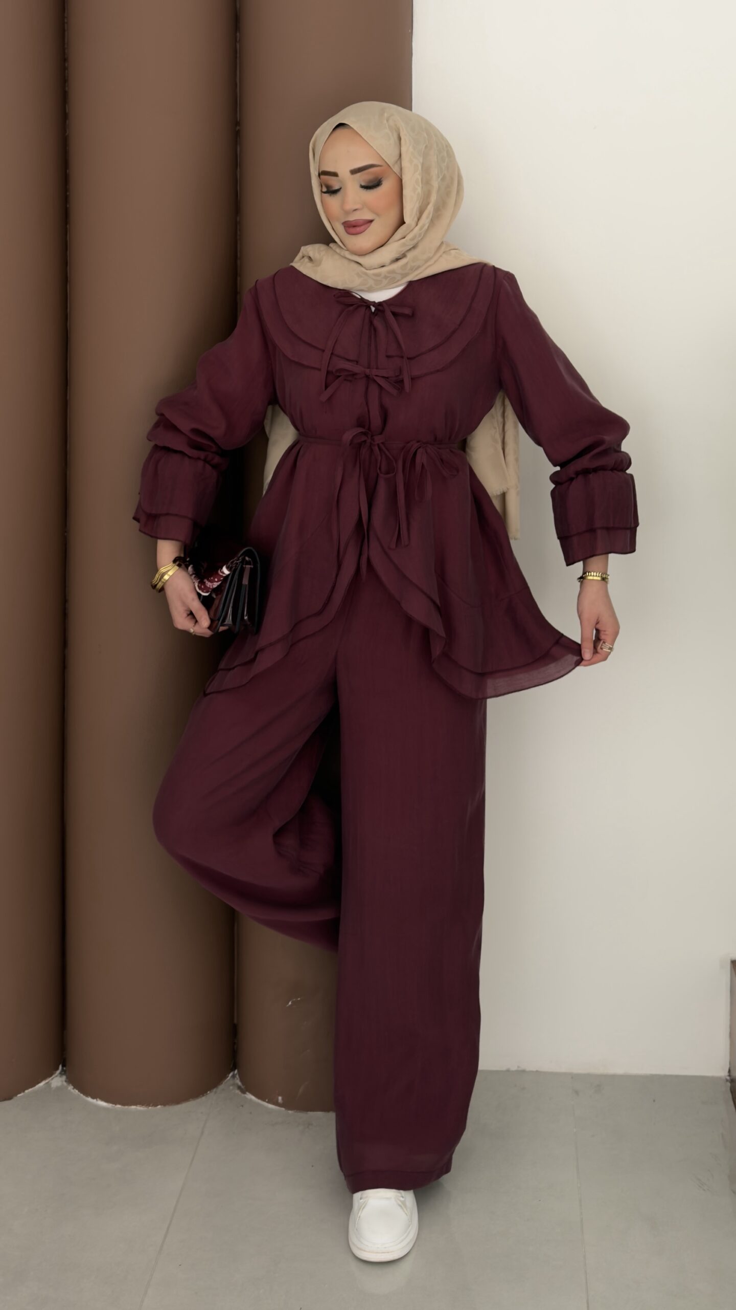 Lady Fırfırlı Vual İkili Takım |  