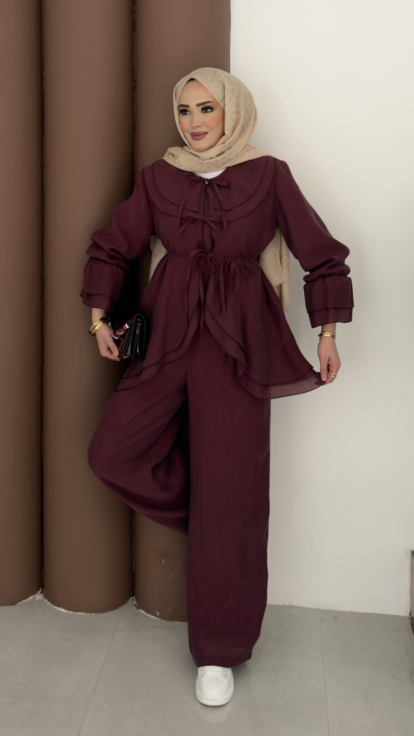 Lady Fırfırlı Vual İkili Takım |  