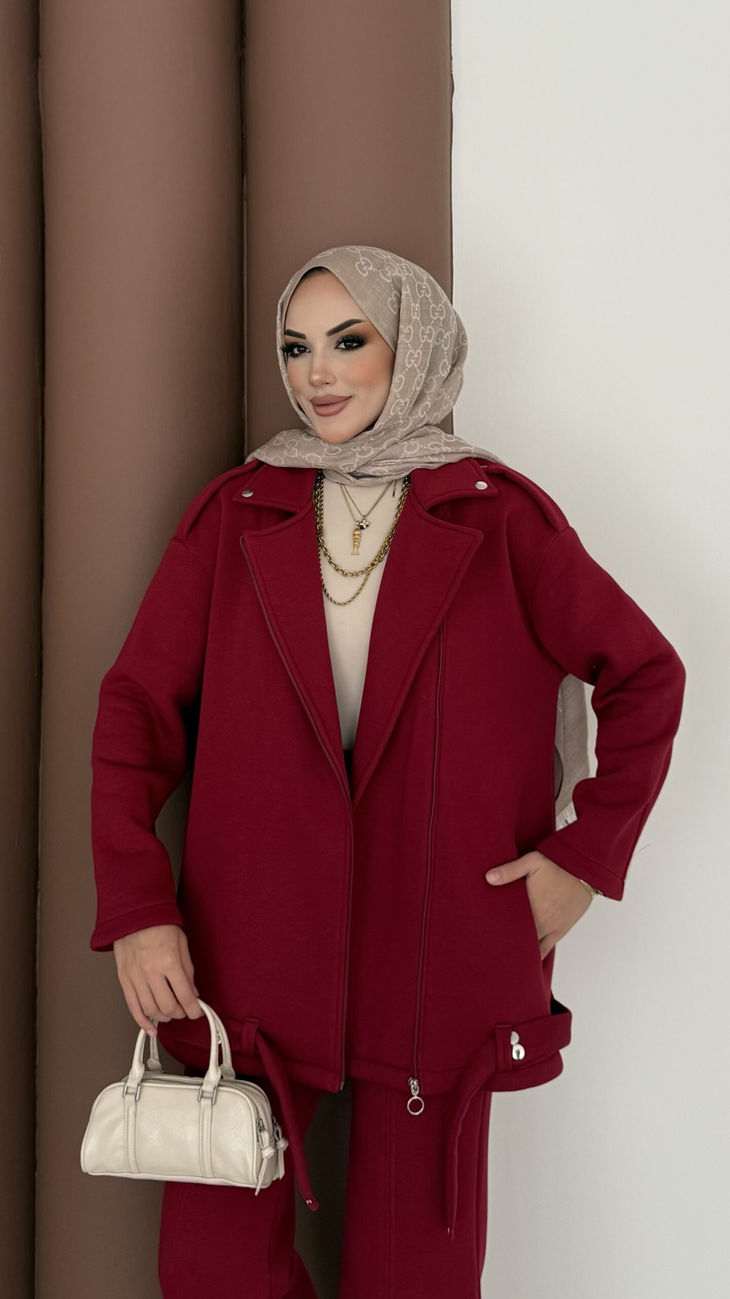 Blok Premium Şardonlu Ceket İkili Takım |  