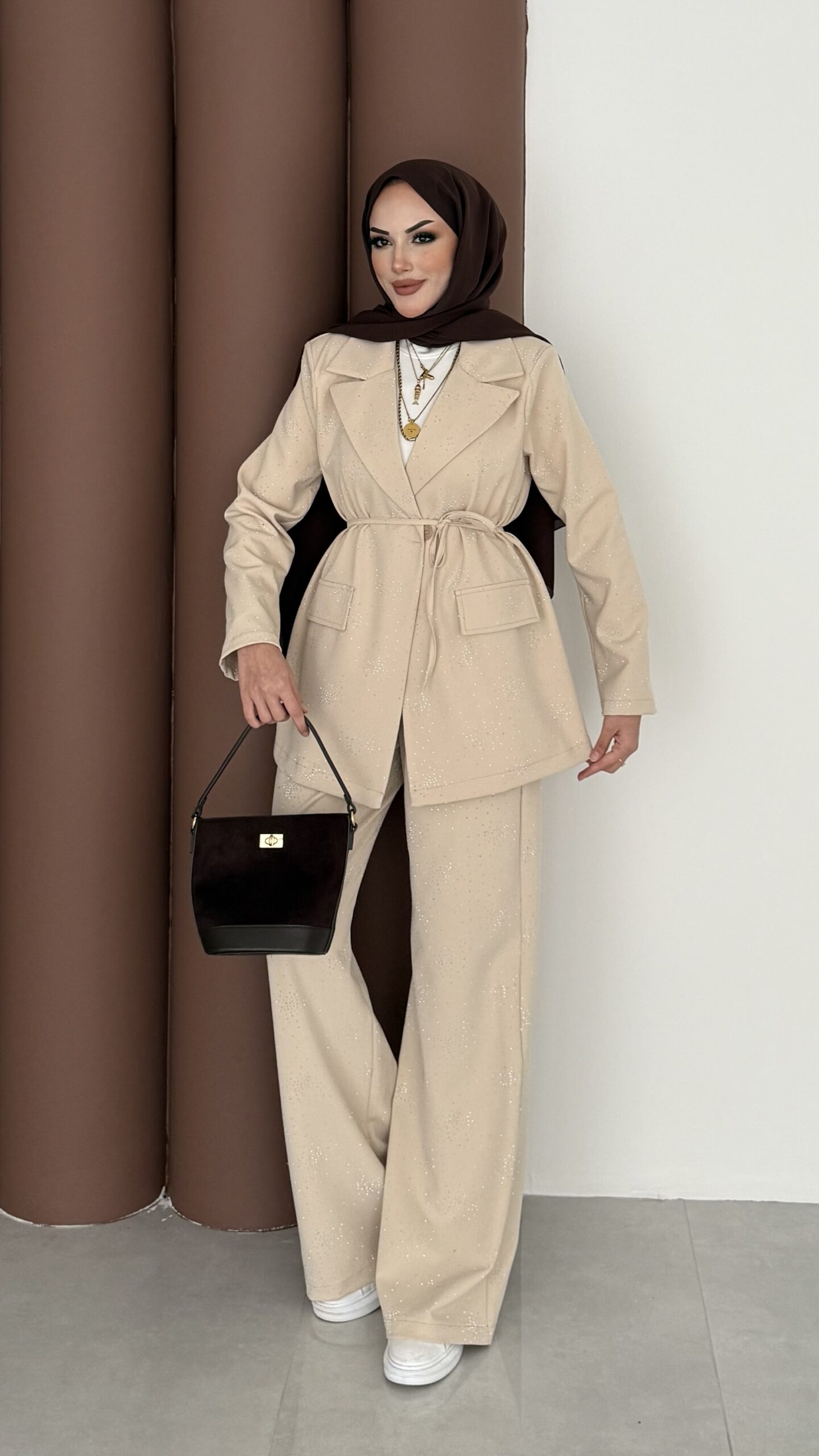 Chanell Business Taşlı İkili Takım |  