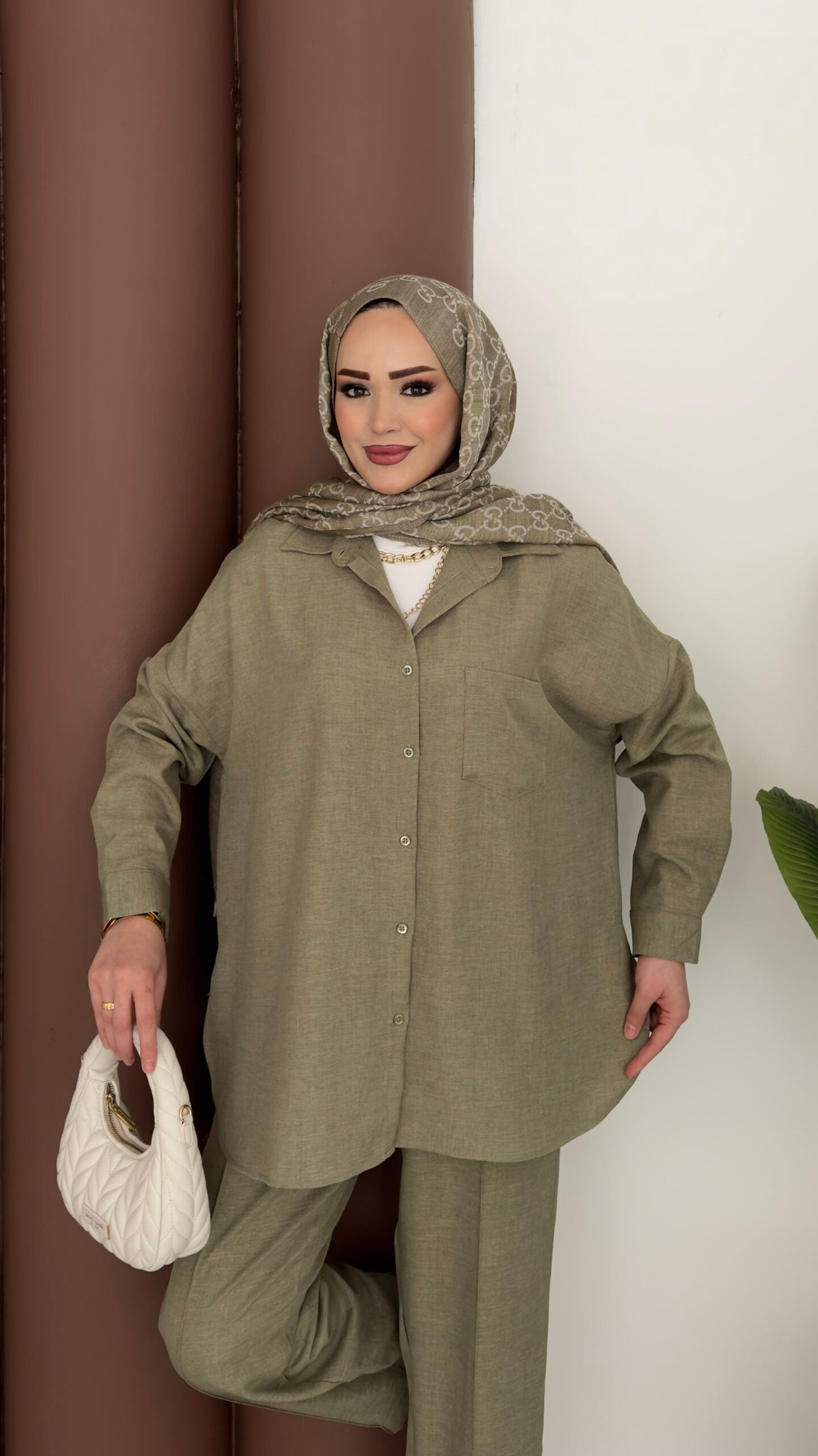 Baggy Keten İkili Takım |  