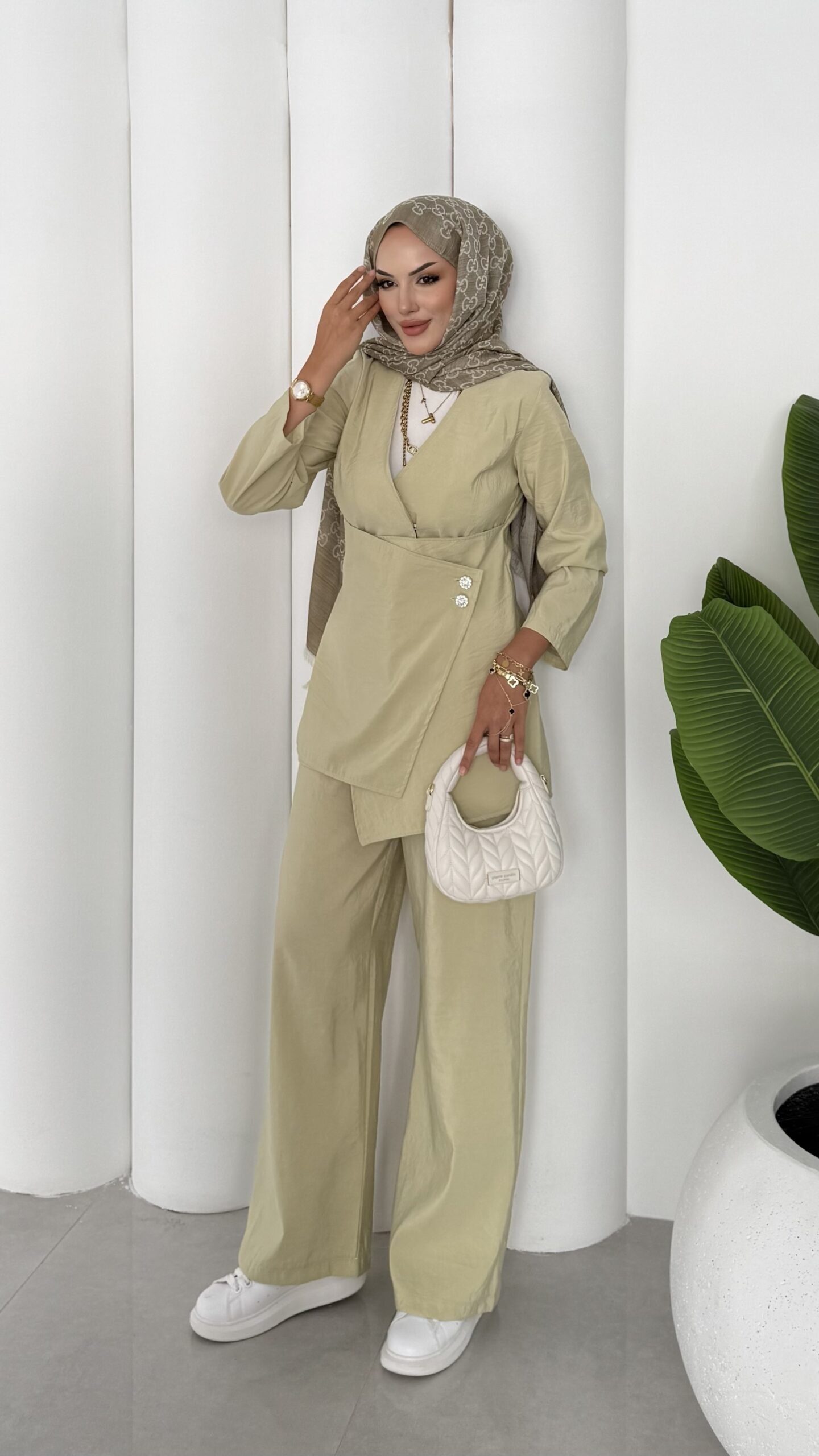 Fashion Premium Taşlı İkli Takım |  