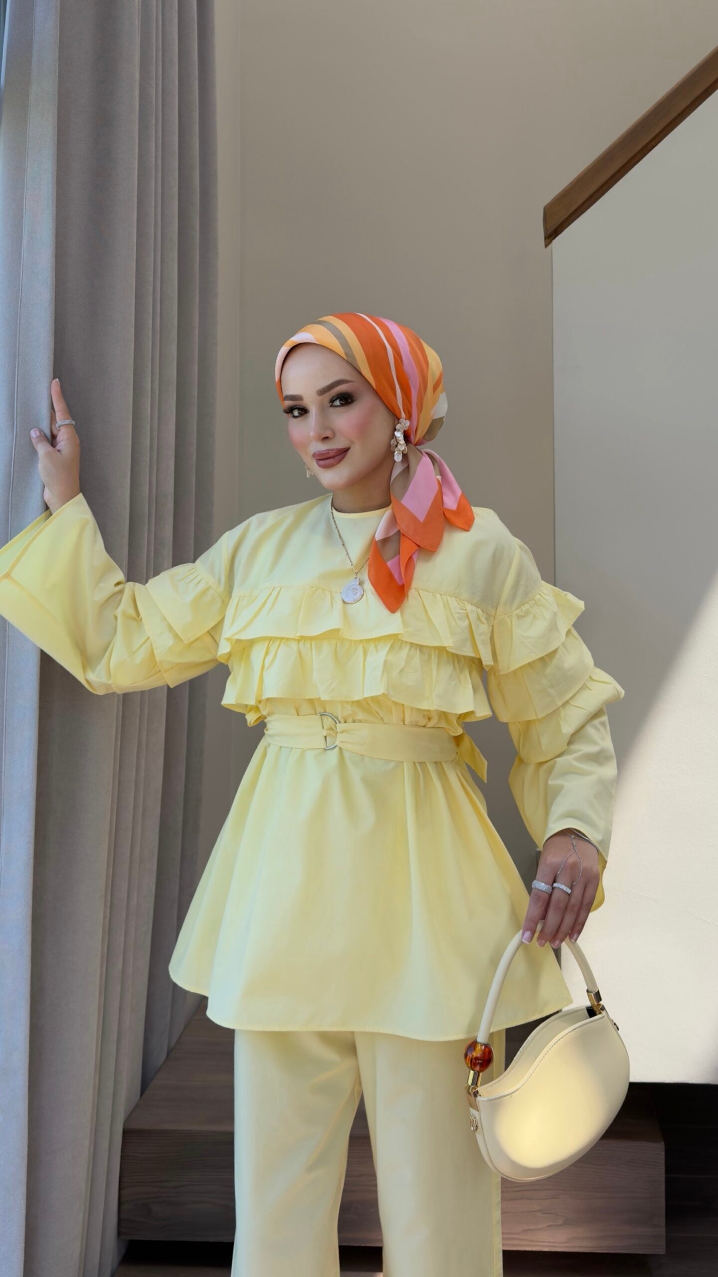 Mimoza Fırfırlı İkili Takım |  