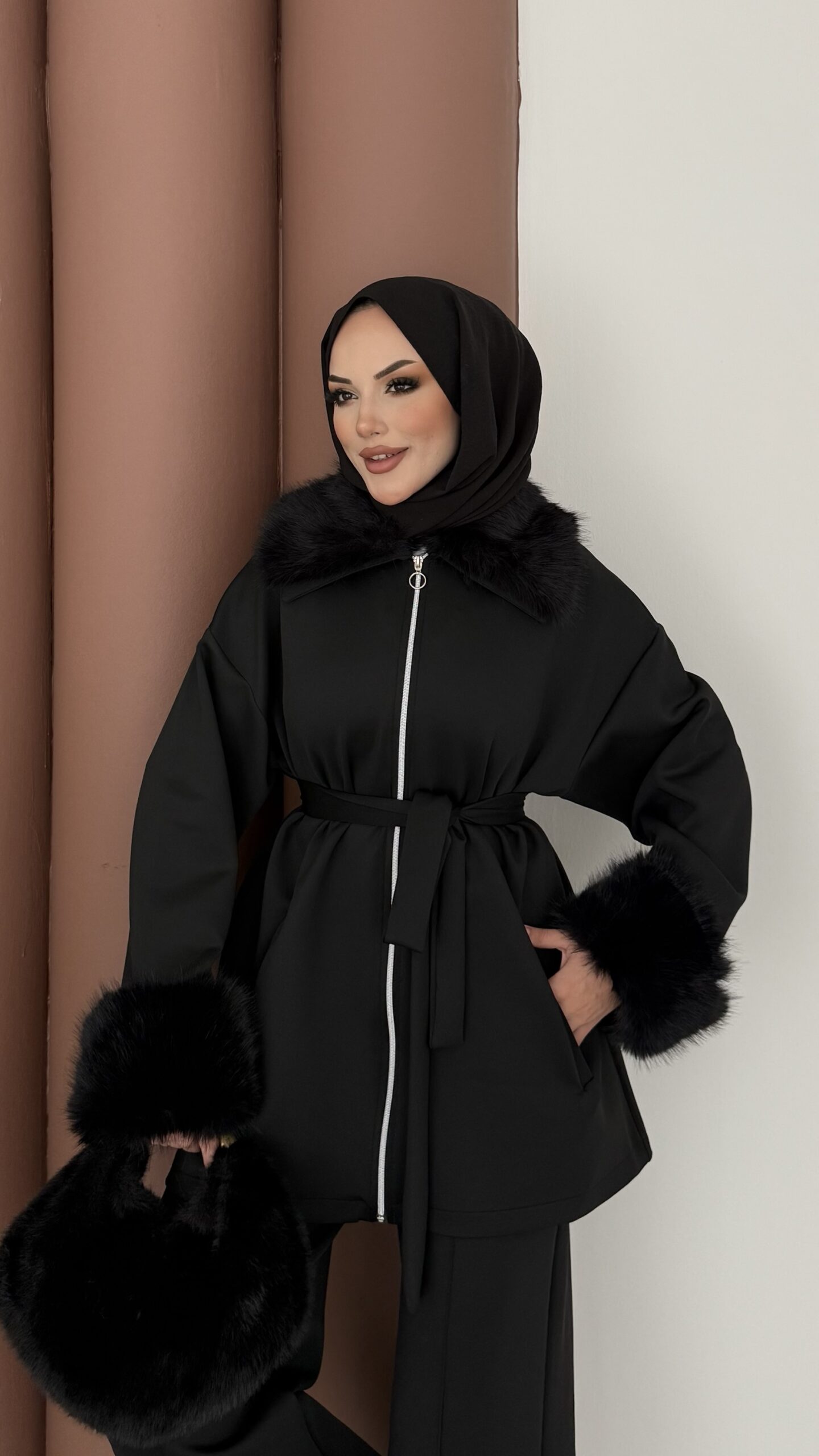 Luxury Kürklü Scuba İkli Takım |  