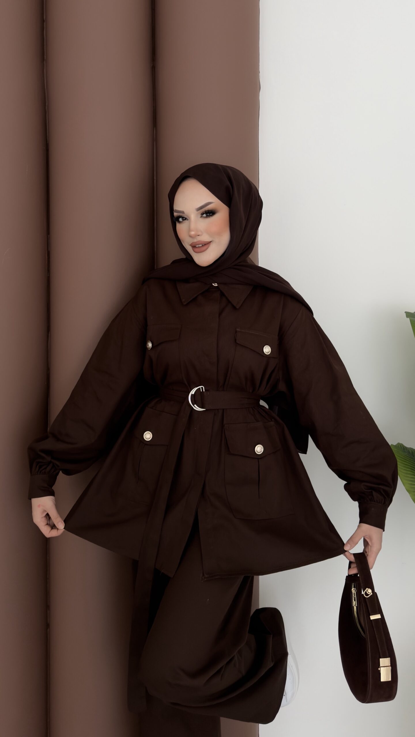 Henry Gold Düğmeli Gabardin İkili Takım |  