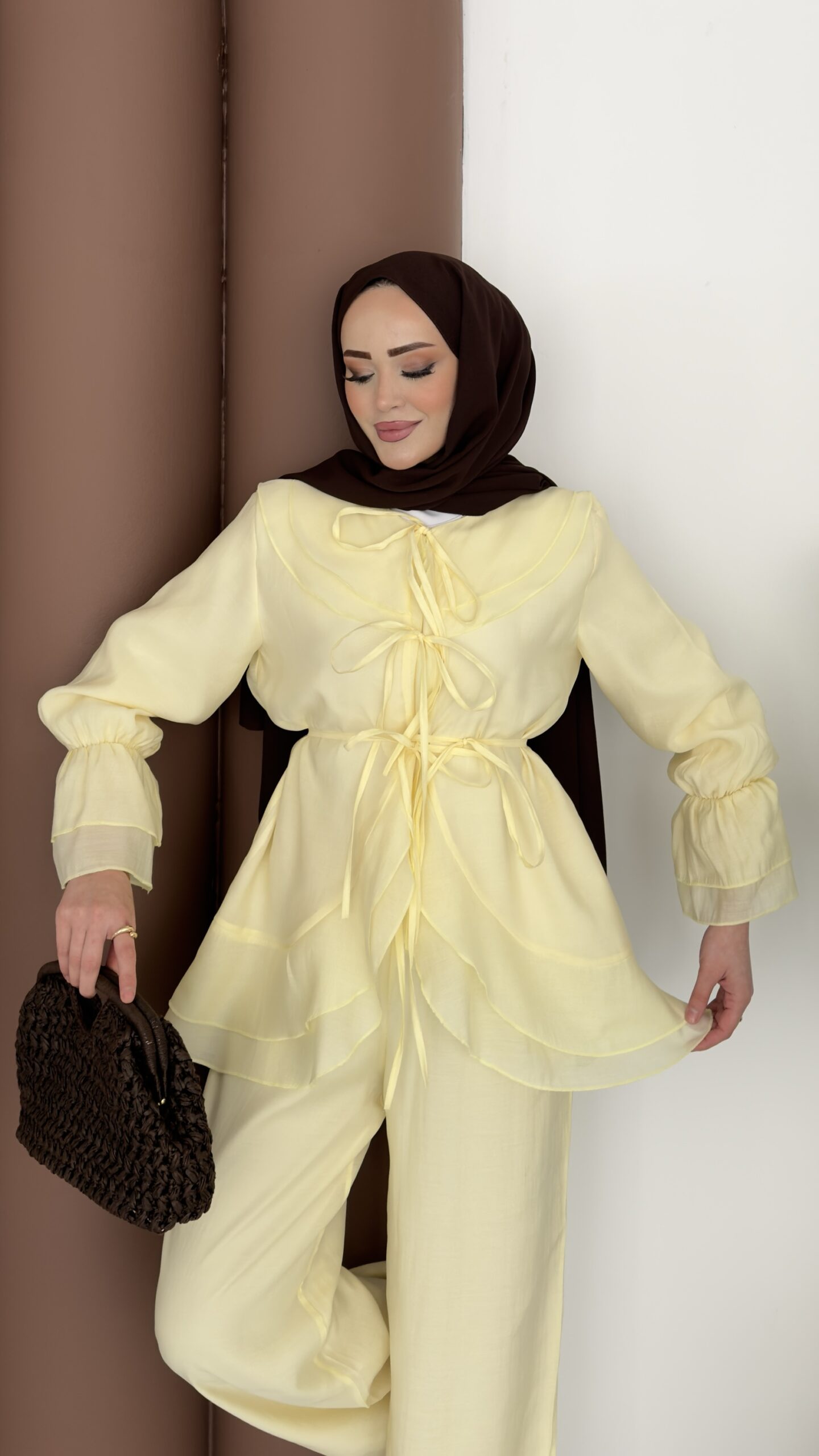 Lady Fırfırlı Vual İkili Takım |  