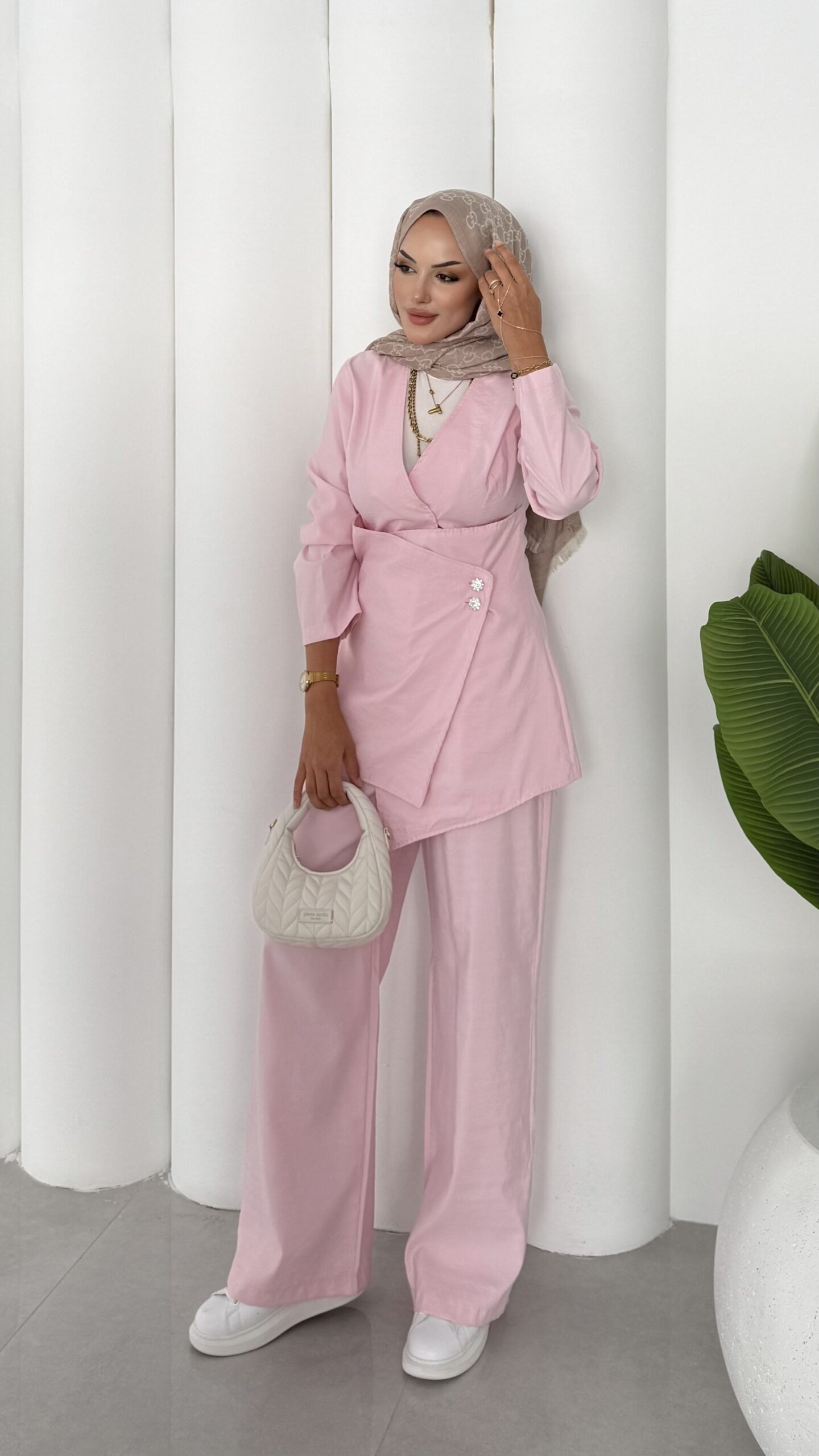 Fashion Premium Taşlı İkli Takım |  