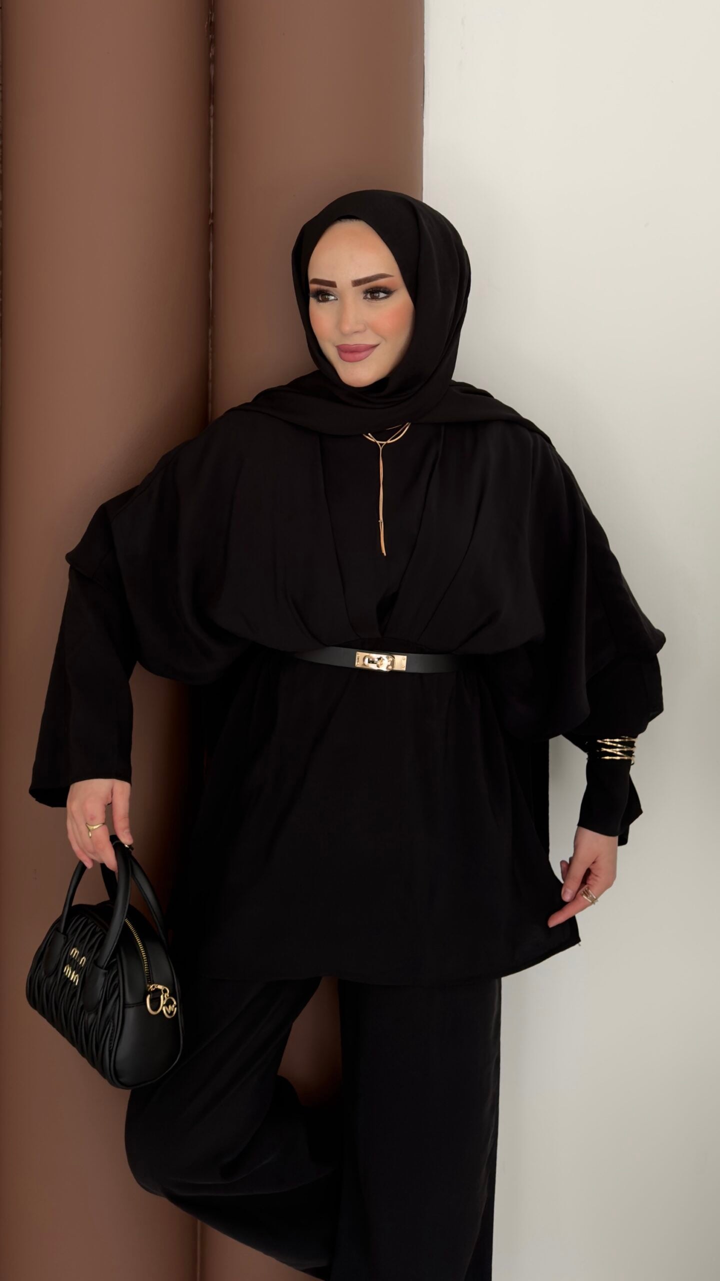 Arabic Pelerinli Modal İkili Takım |  