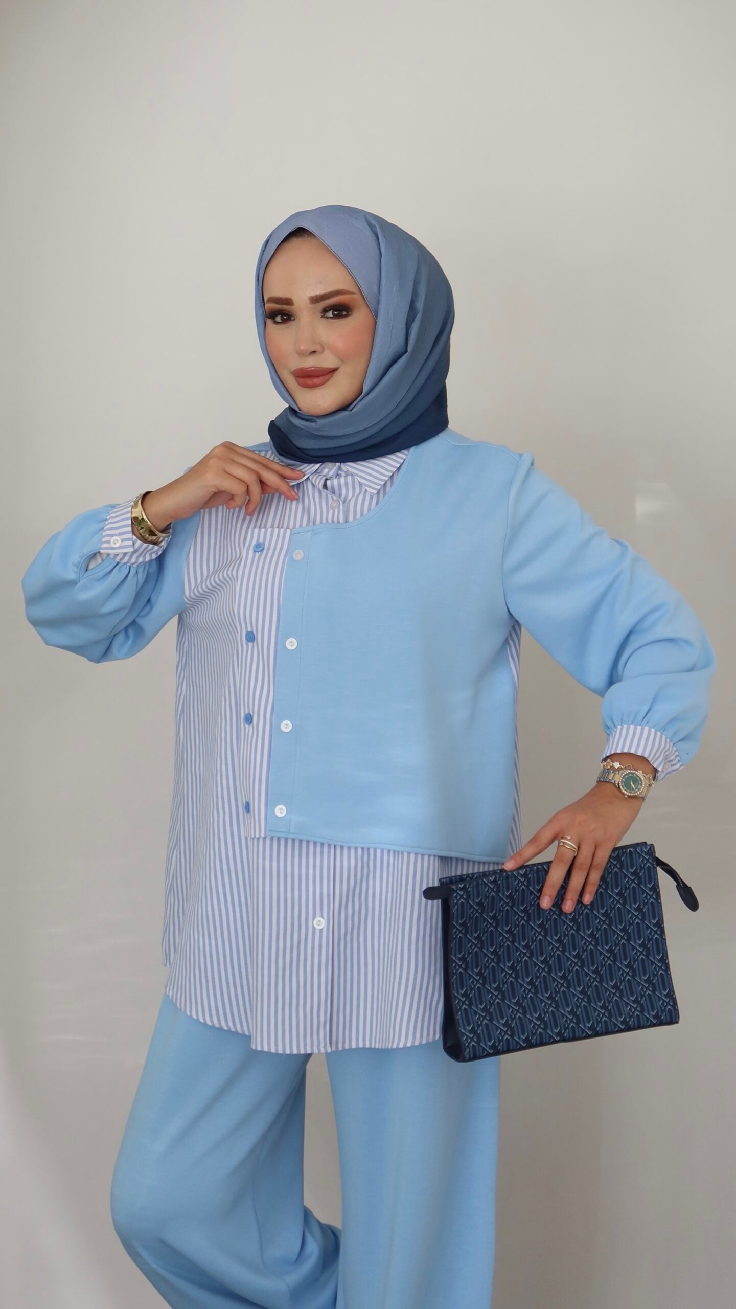 Garny Shirt Twist Muadil İkili Takım |  