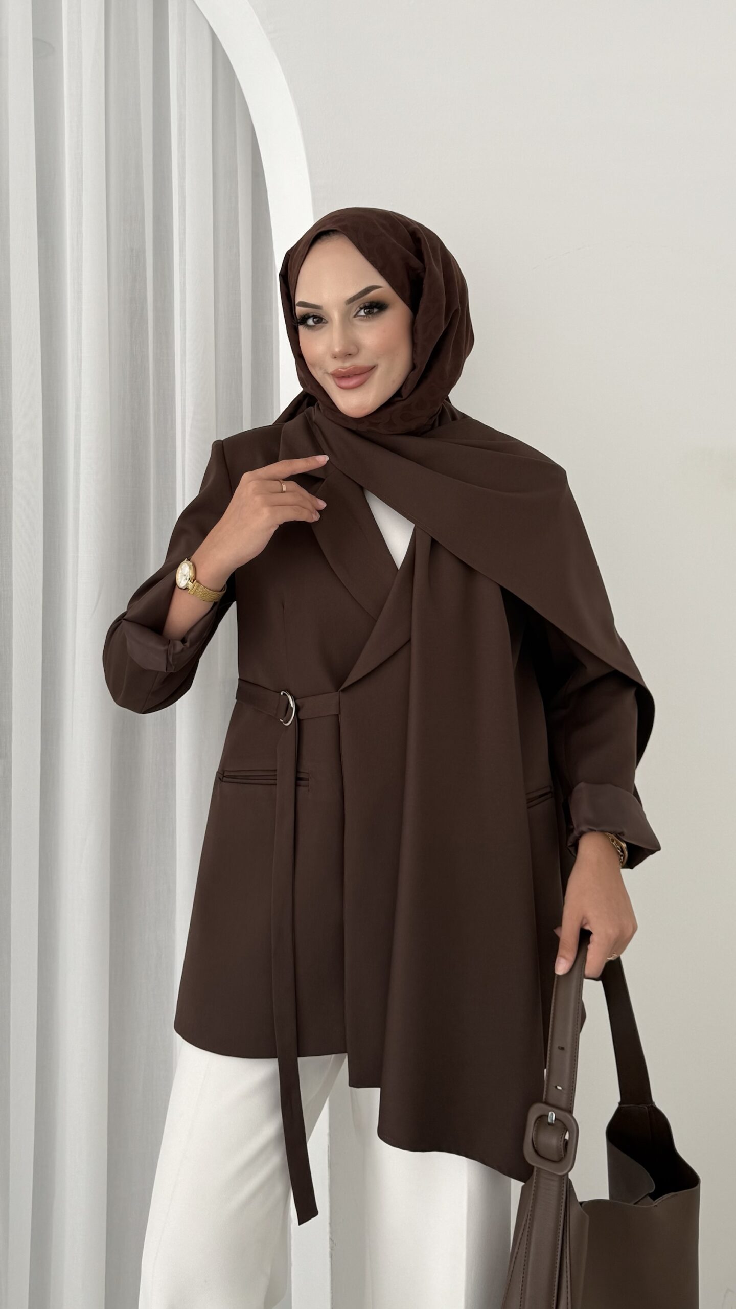 Pinterest Premium Atkılı Blazer Ceket |  