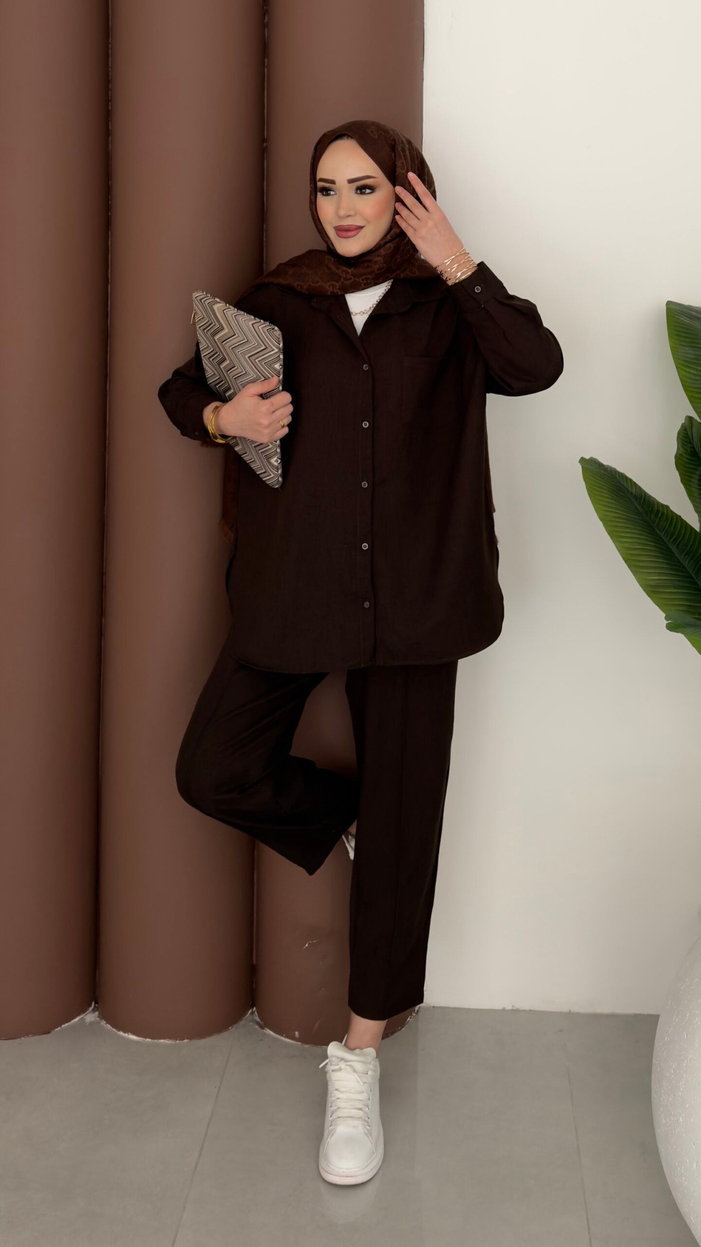 Baggy Keten İkili Takım |  