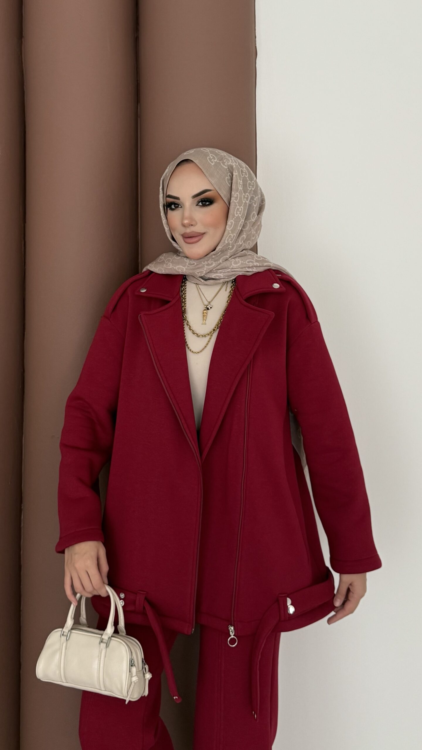 Blok Premium Şardonlu Ceket İkili Takım |  