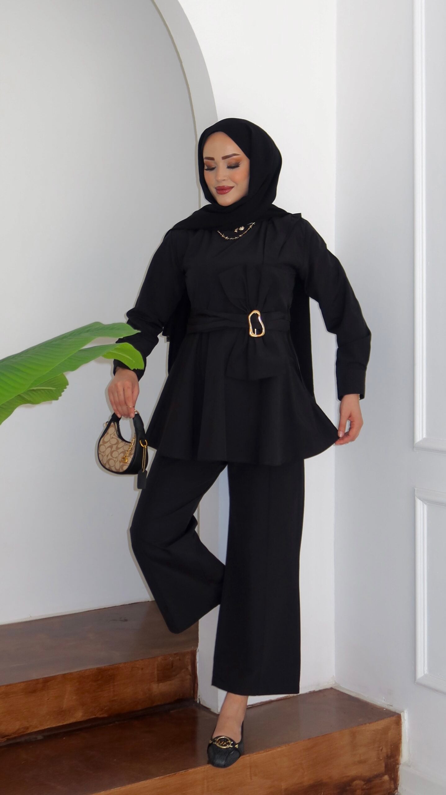 Zaira Fiyonklu Poplin İkili Takım |  
