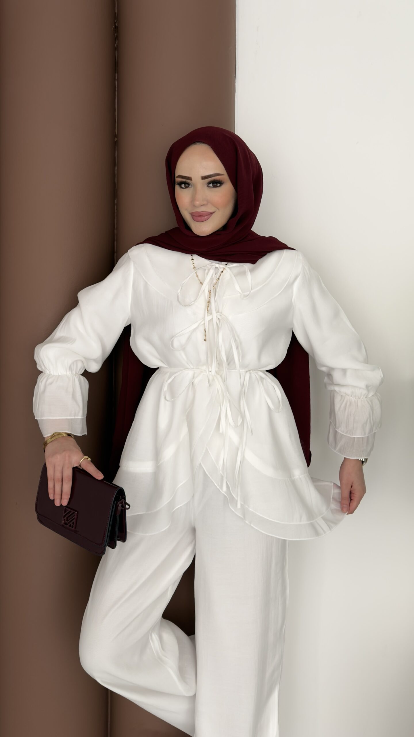 Lady Fırfırlı Vual İkili Takım |  