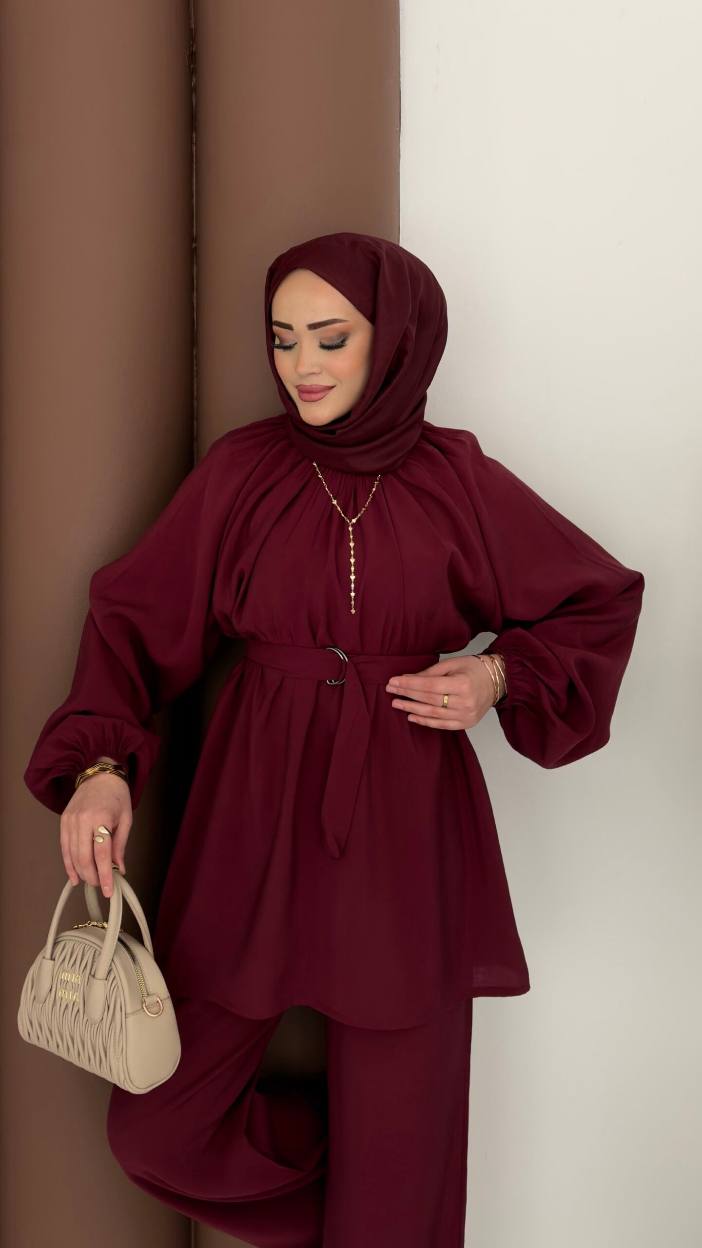 Casual Modal Kemerli İkili Takım |  