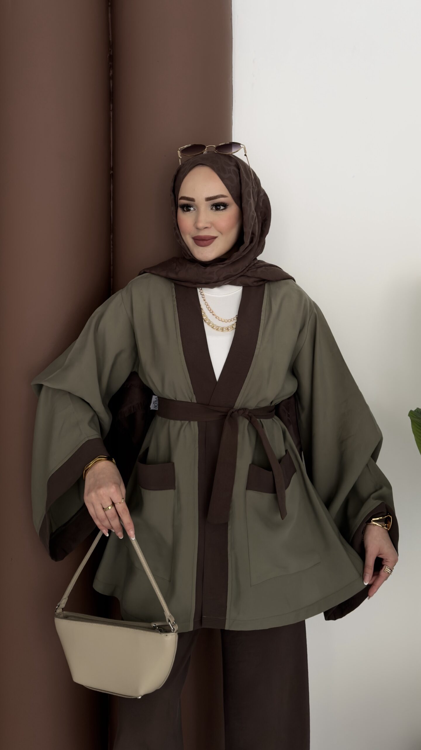 Cosmos Tensel Garnili Kimono İkili Takım |  
