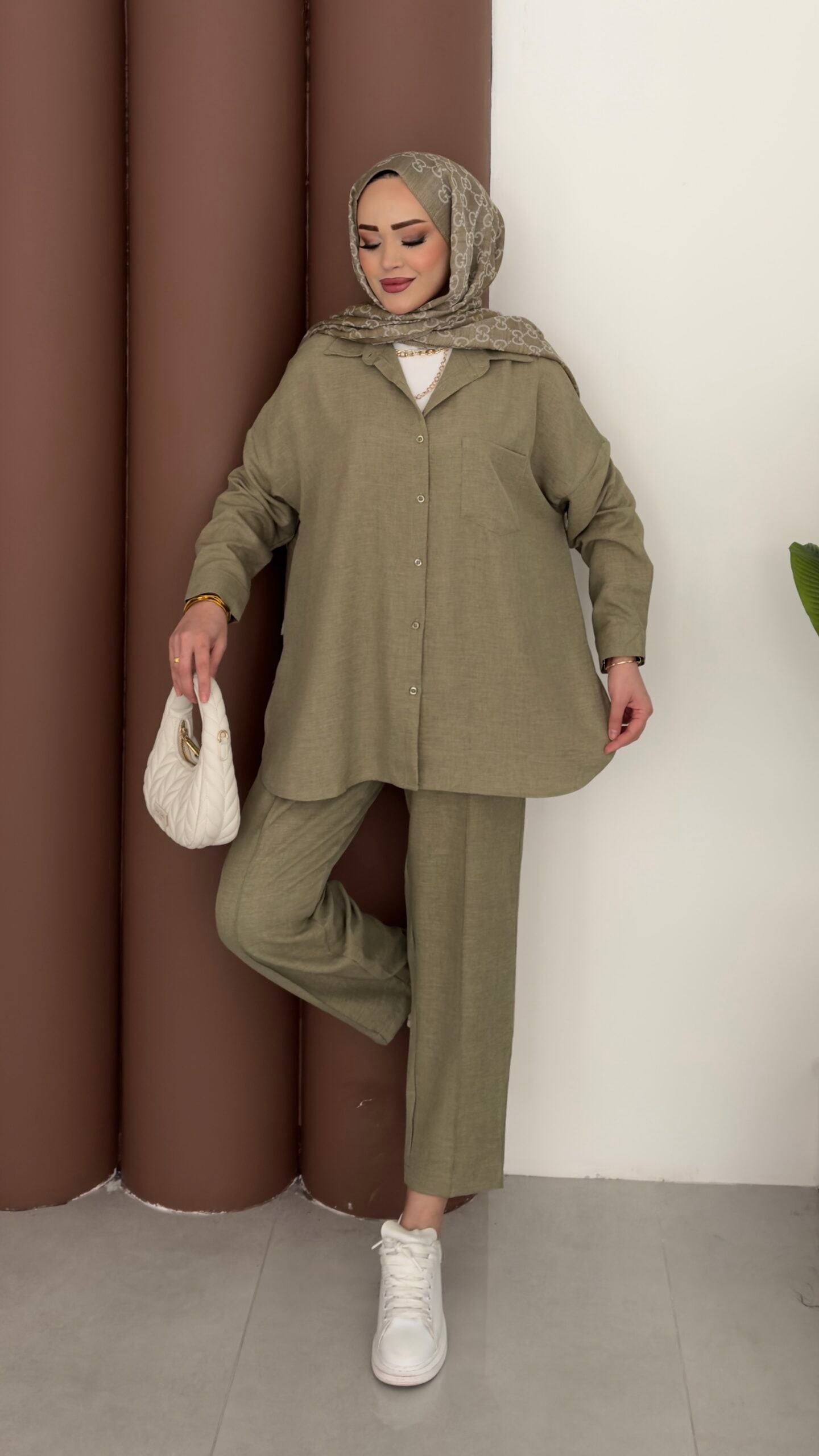 Baggy Keten İkili Takım |  