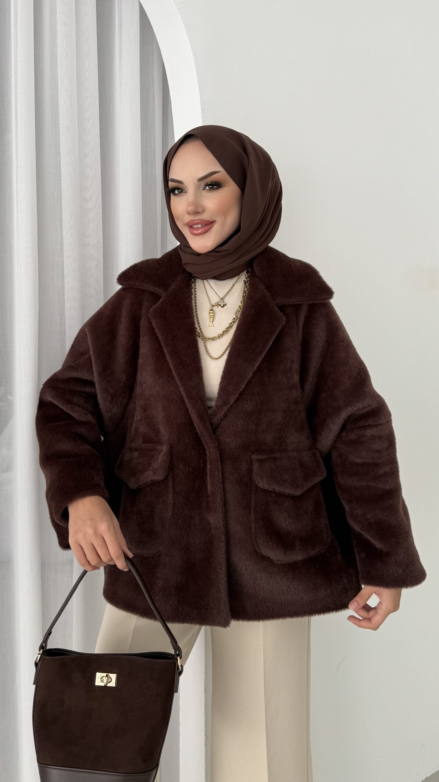 Marka Muadili Premium Kürk Ceket |  