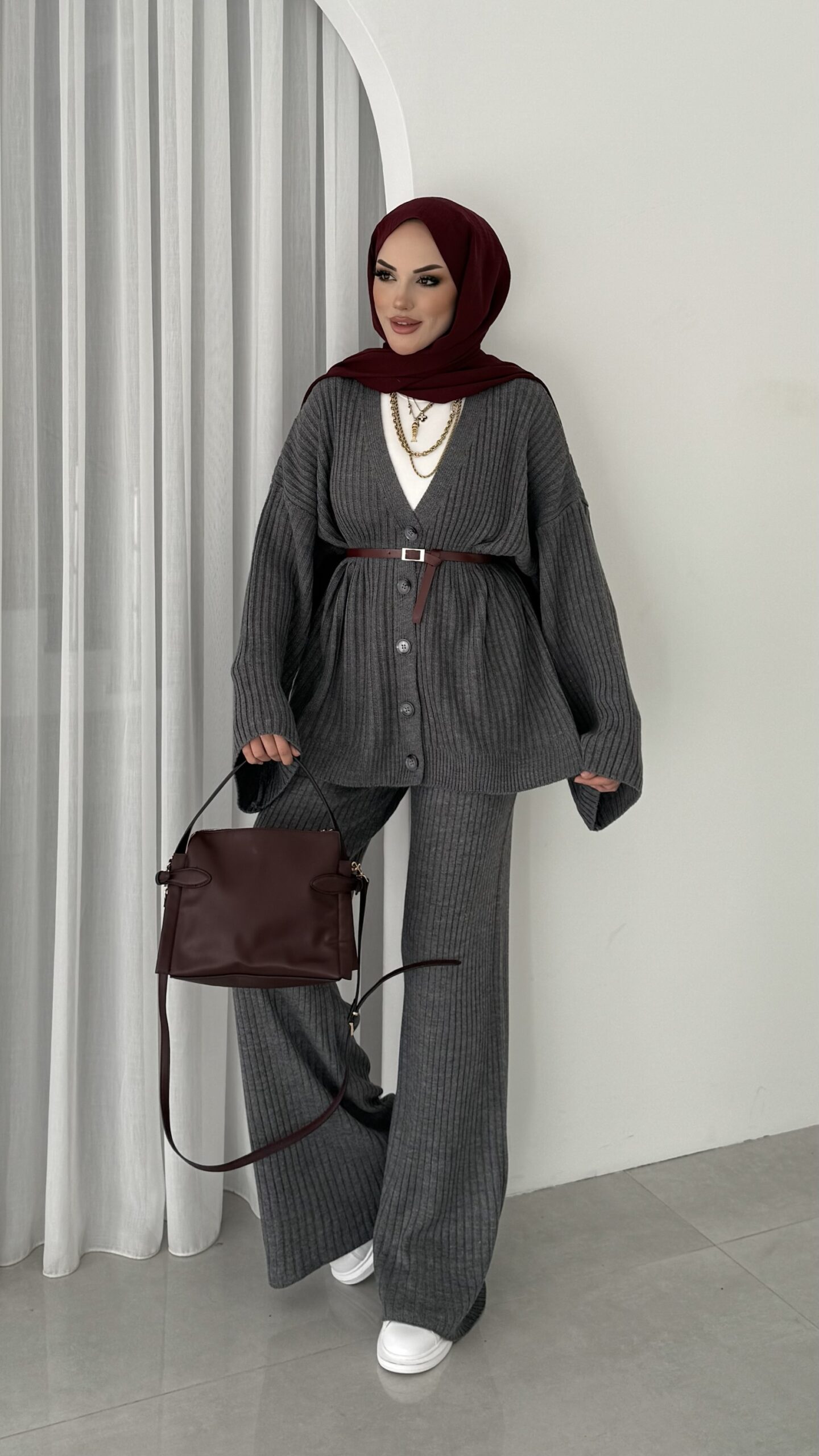 Premium Fitilli Triko İkili Takım |  