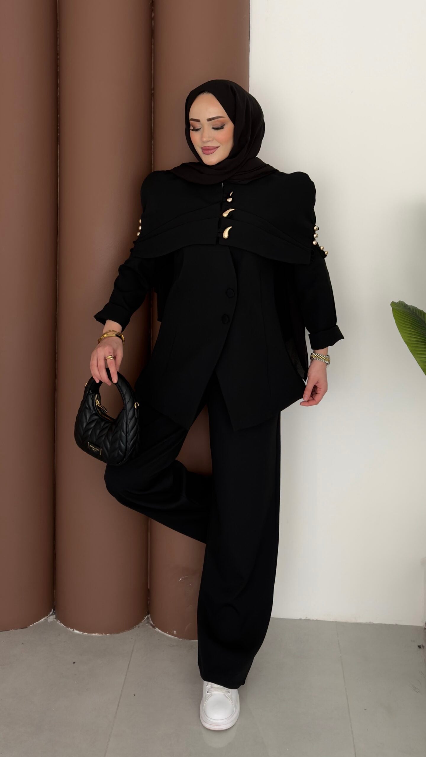 Deluxe Pelerin Blazer İkili Takım |  