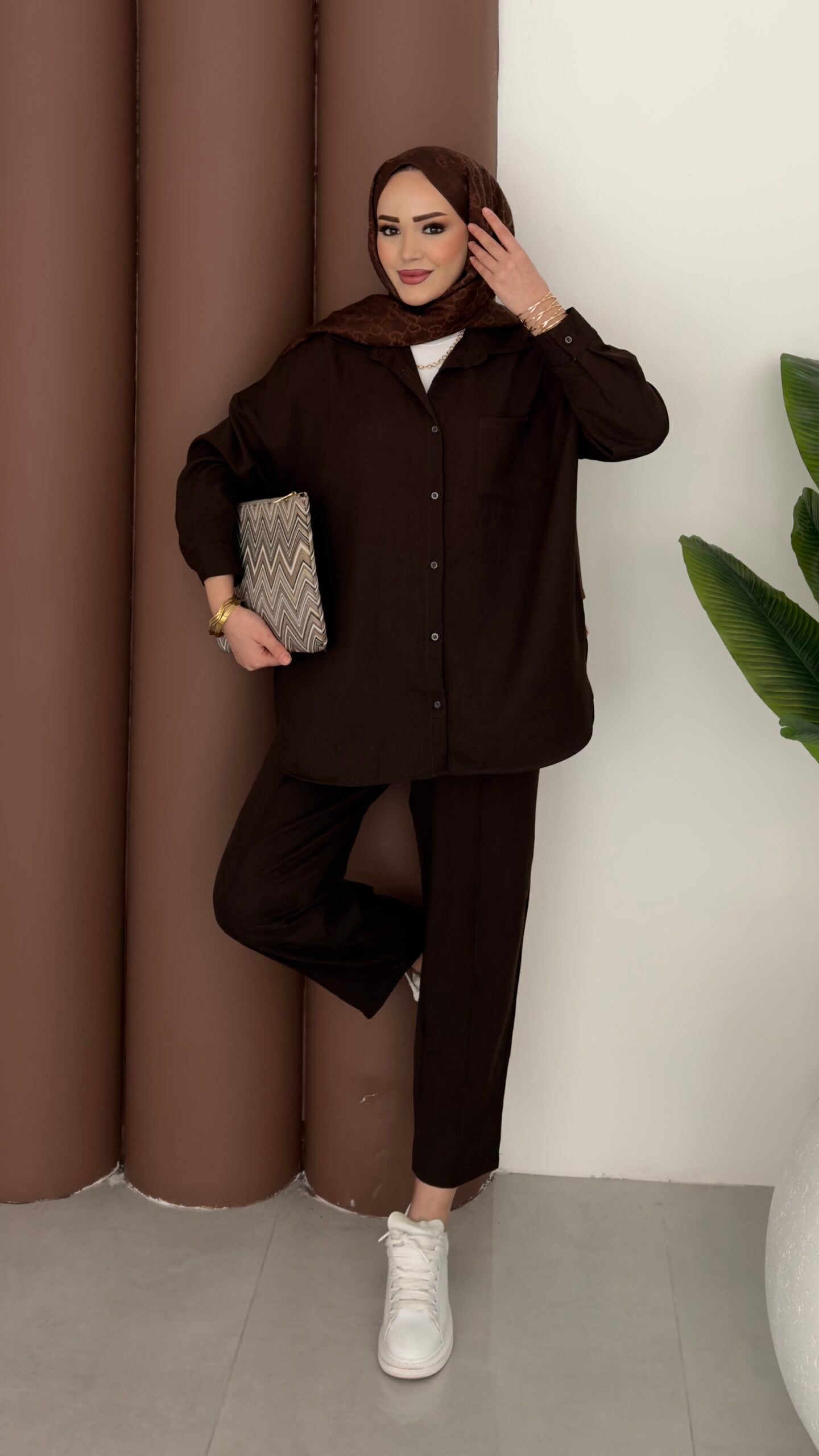 Baggy Keten İkili Takım |  