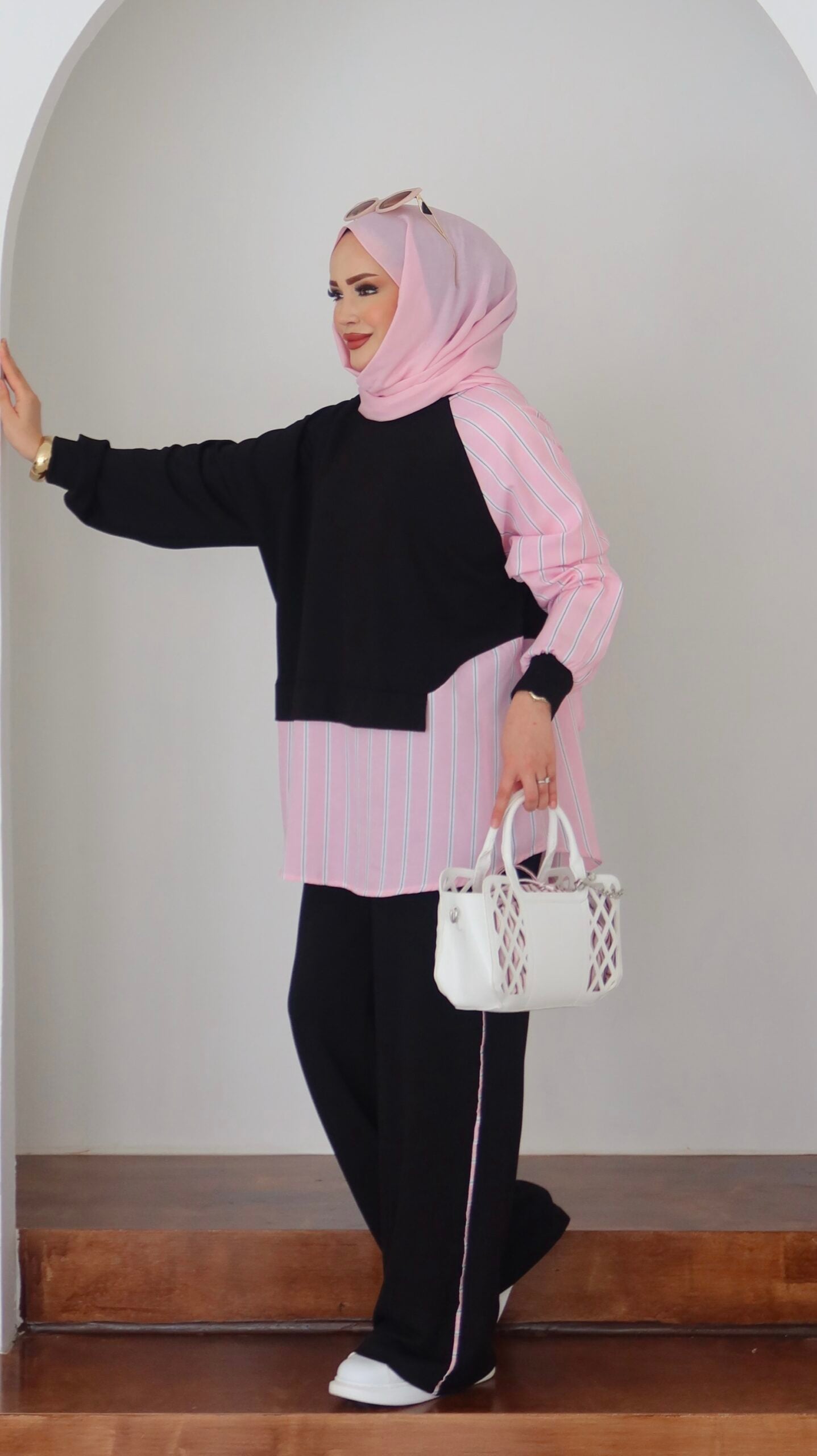 Basic Çizgili Oysh İkili Takım |  