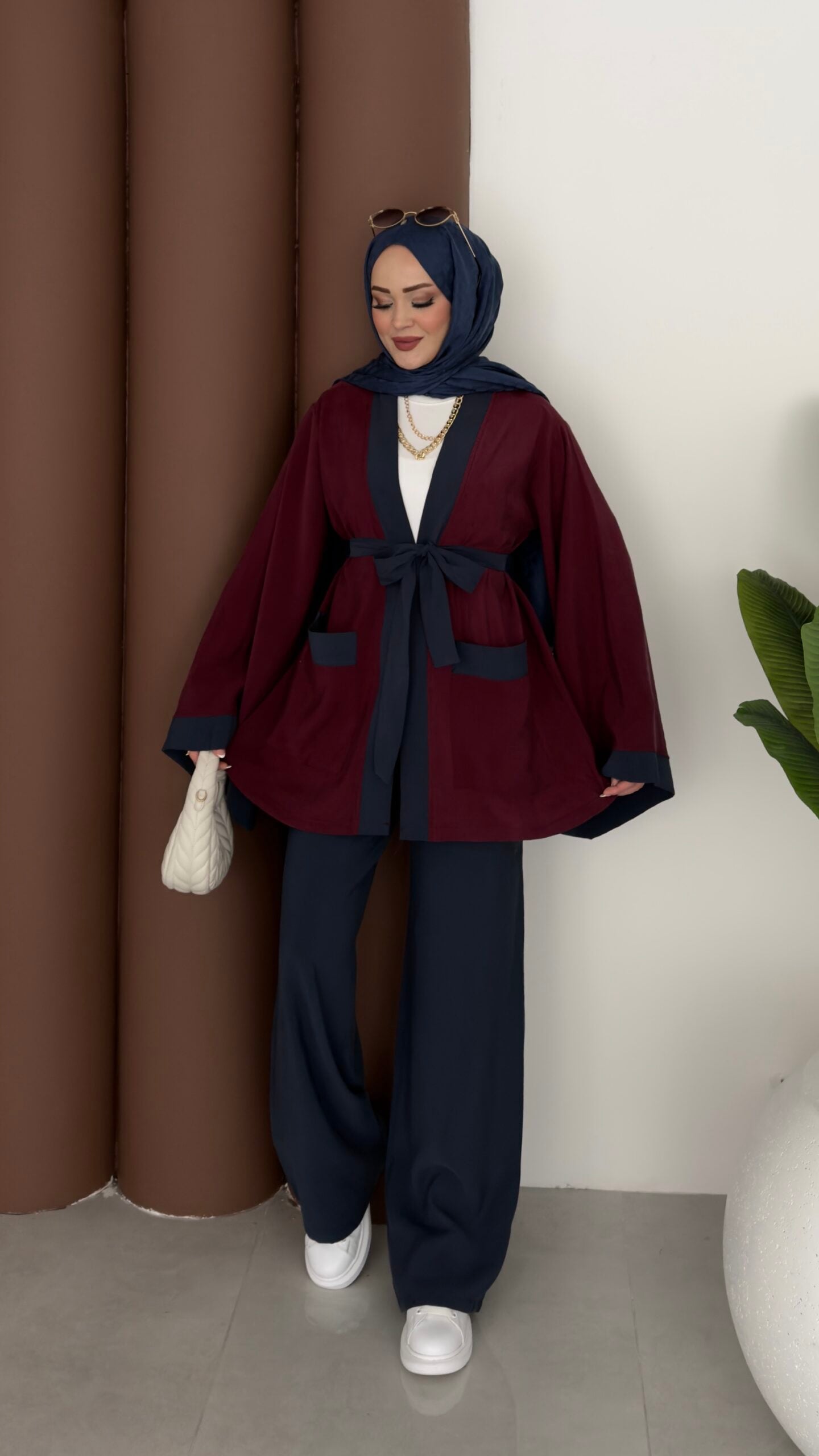 Cosmos Tensel Garnili Kimono İkili Takım |  
