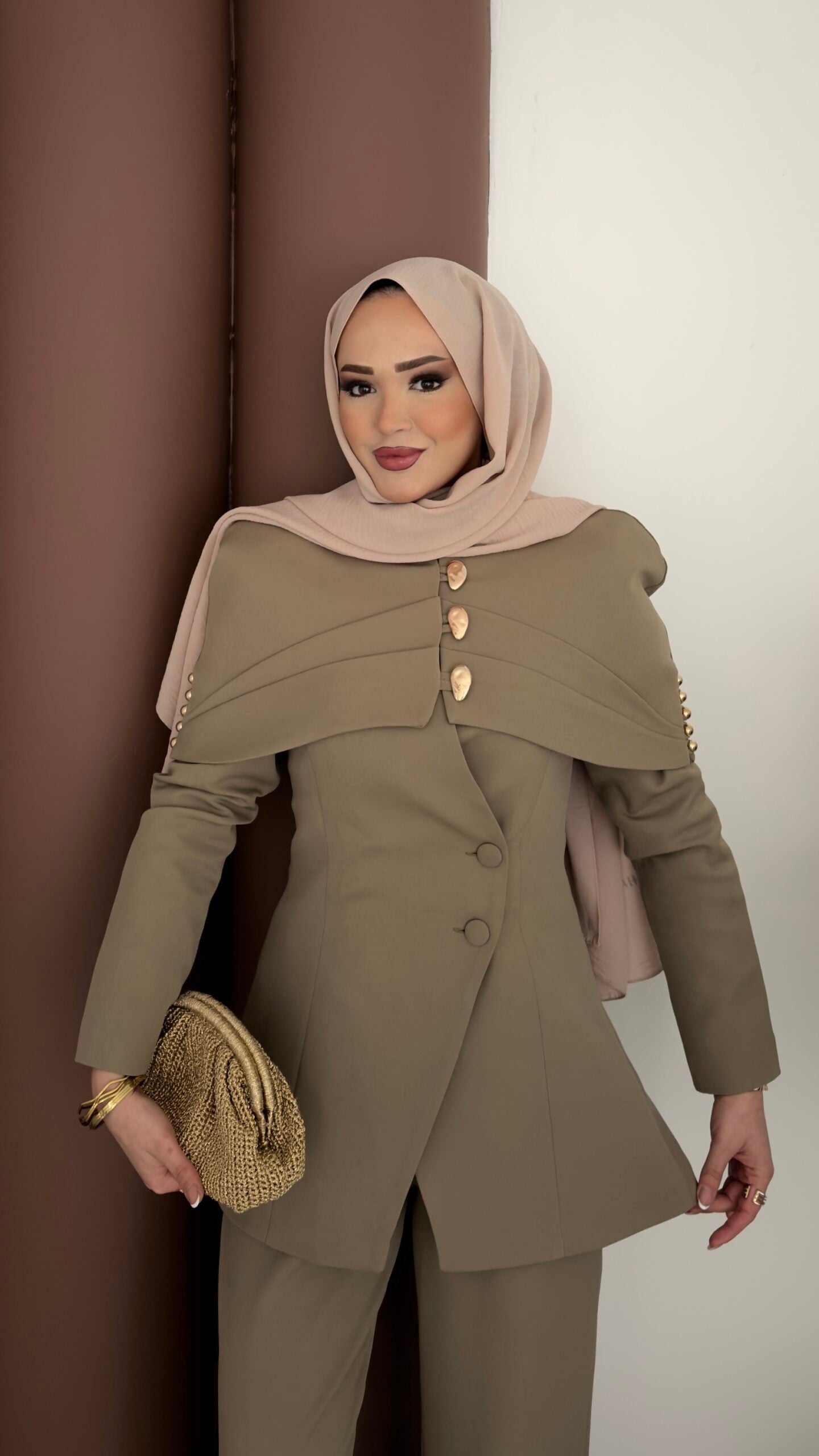Deluxe Pelerin Blazer İkili Takım |  