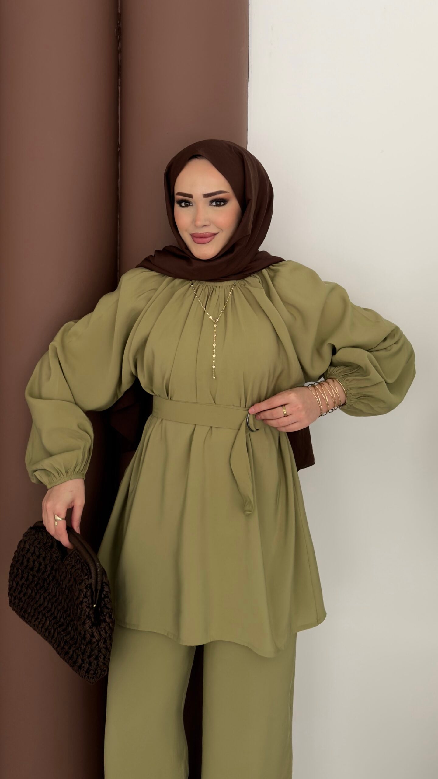 Casual Modal Kemerli İkili Takım |  