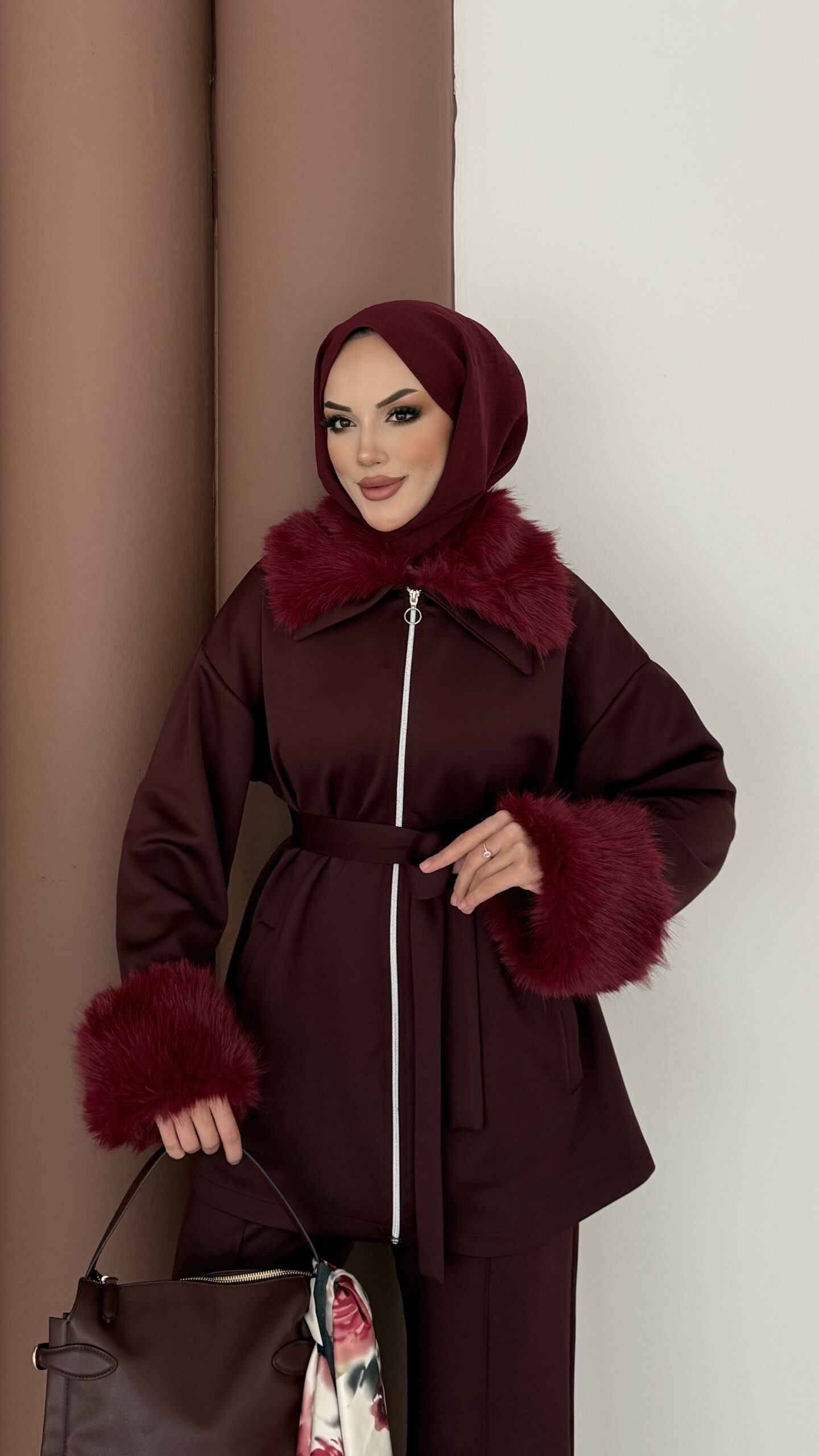 Luxury Kürklü Scuba İkli Takım |  
