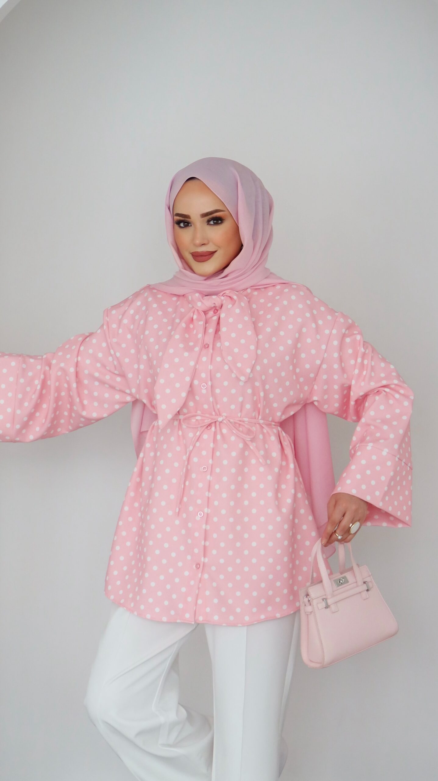 QUALİTY Madam Puanteli Krep İkili Takım |  