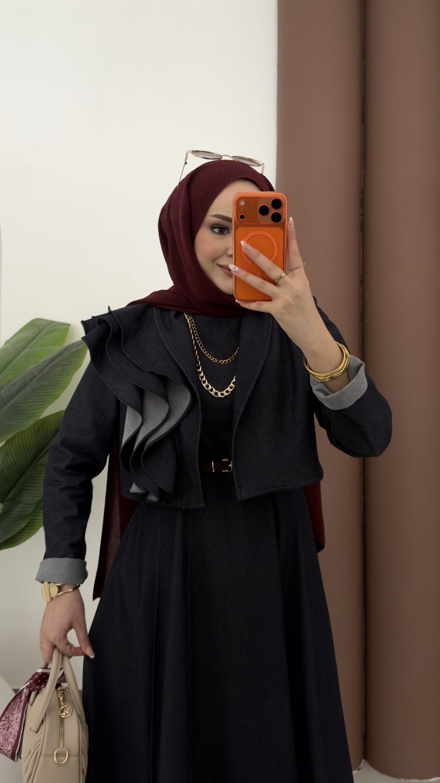 Laira Fırfırlı Ceketli Jile Elbise |  