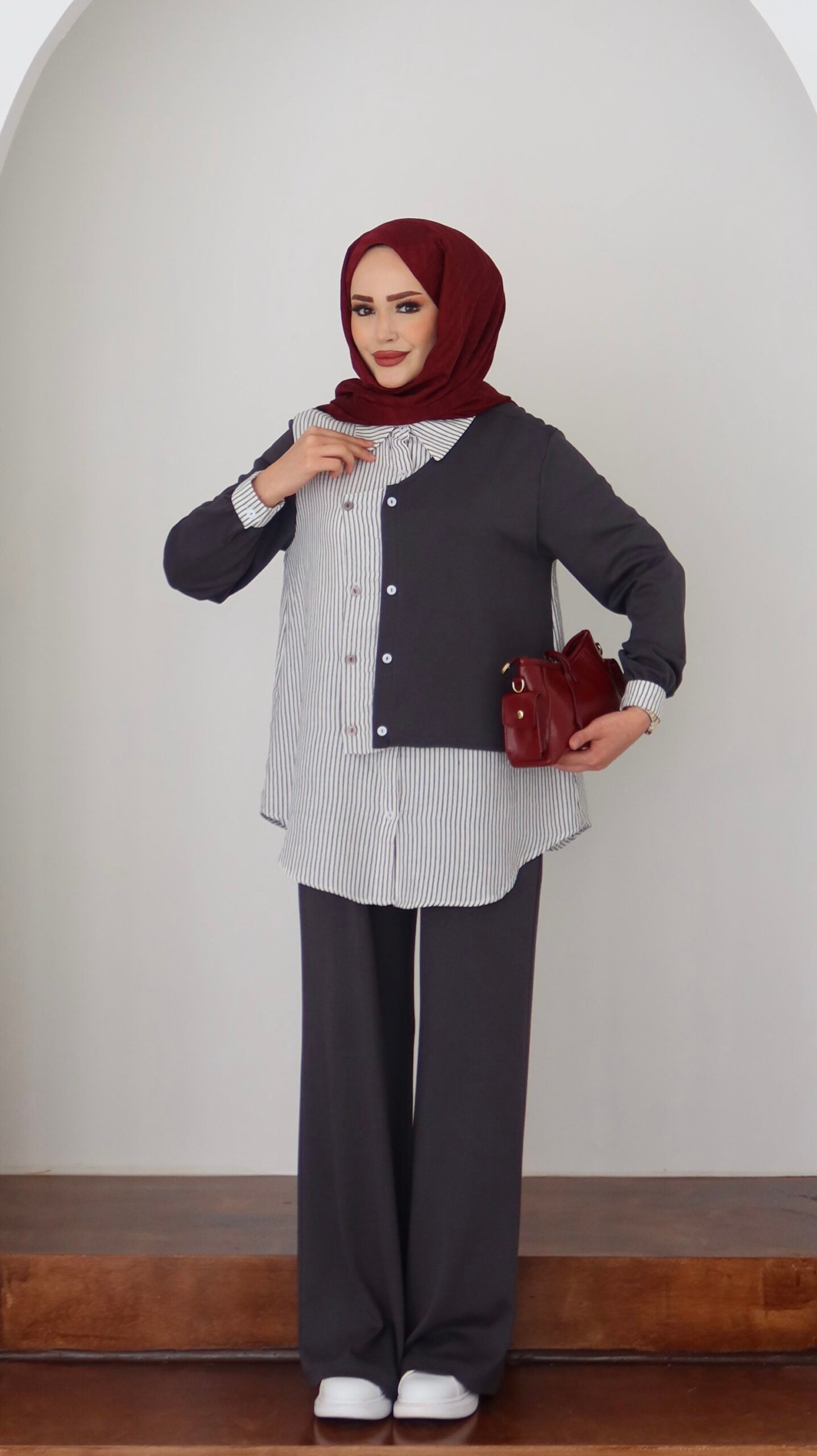 Garny Shirt Twist Muadil İkili Takım |  