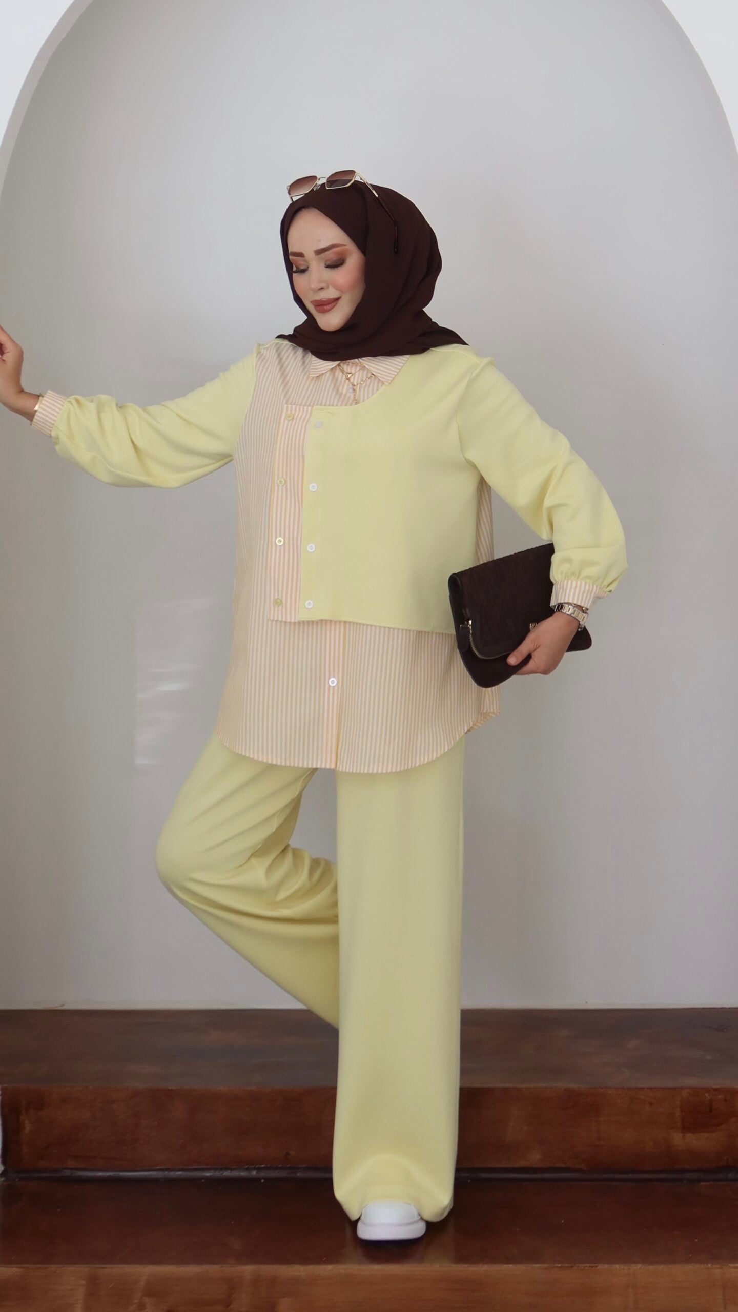 Garny Shirt Twist Muadil İkili Takım |  