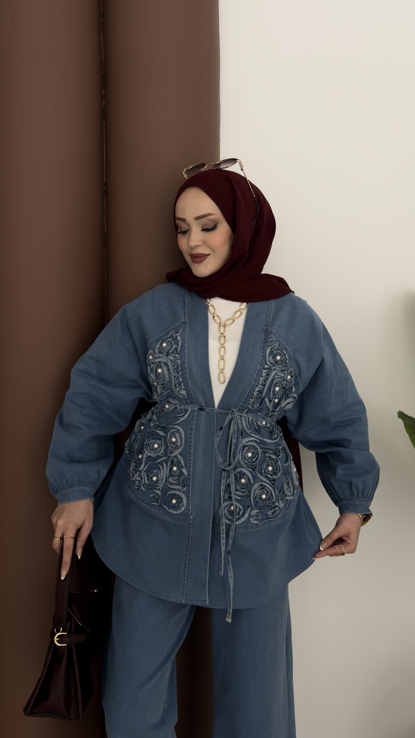 İnci Premium Denim İkili Takım |  