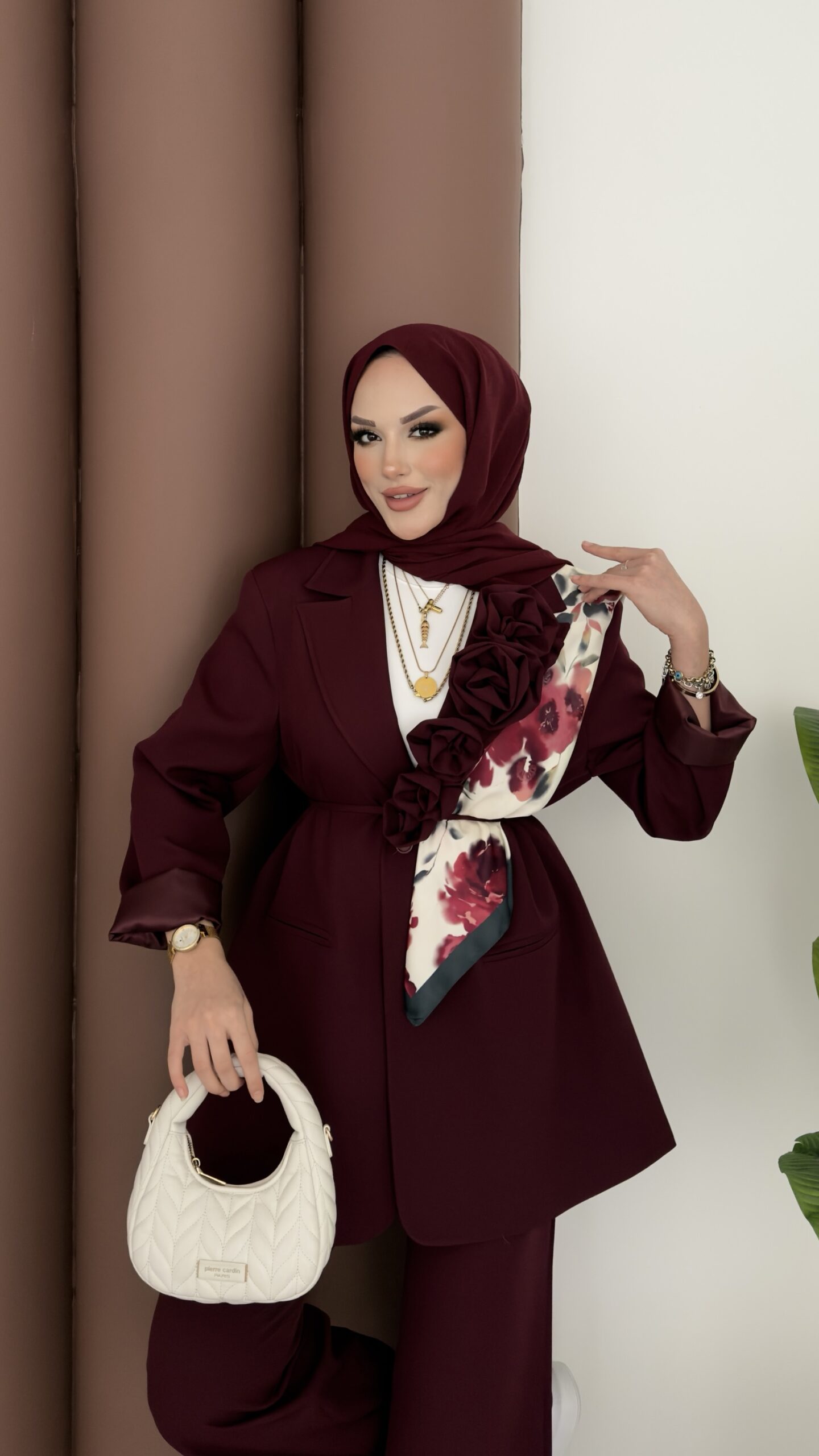 İzabel Güllü Dabıl Ceket İkili Takım |  