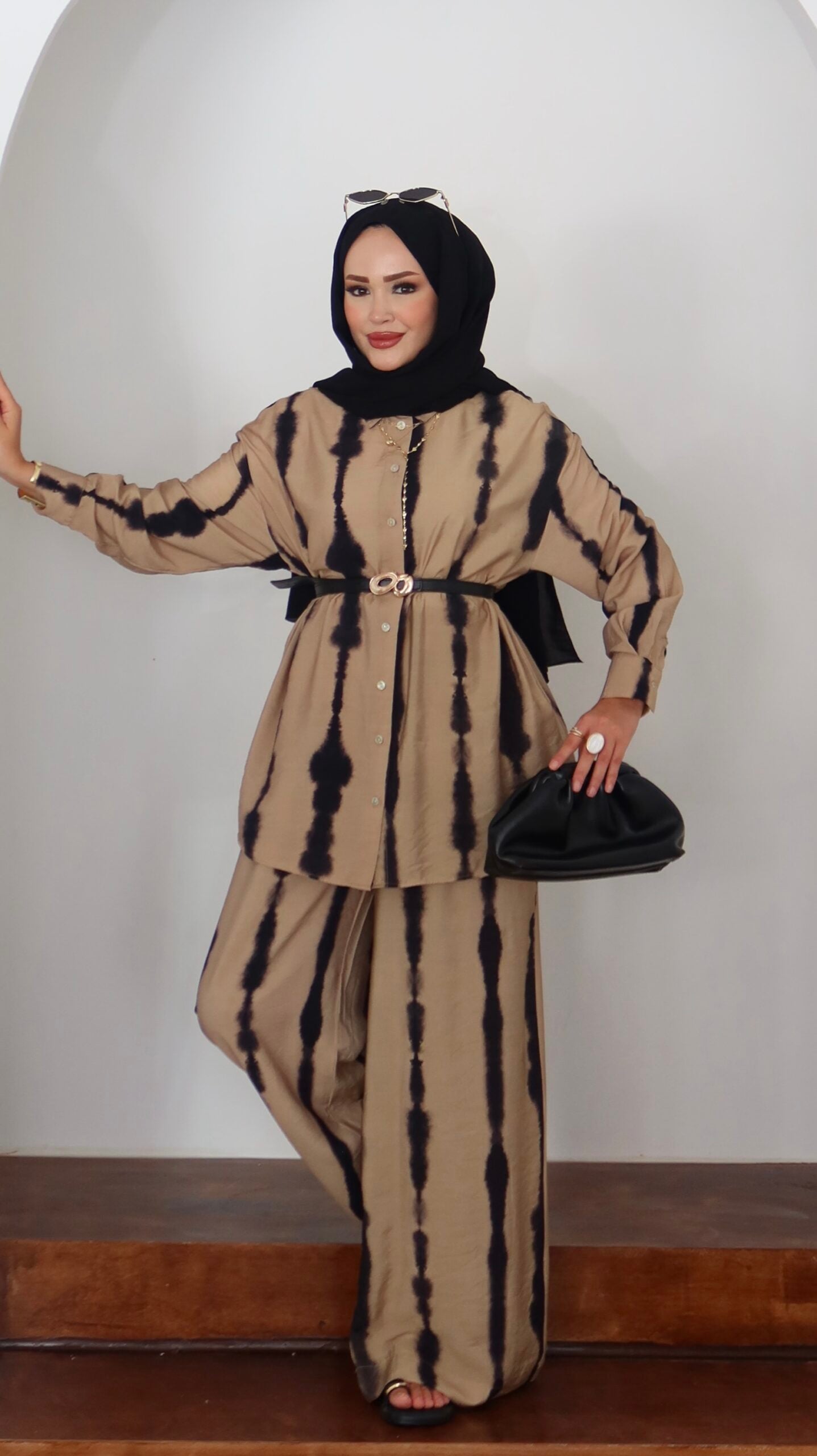 Softy Modal Desenli İkili Takım |  