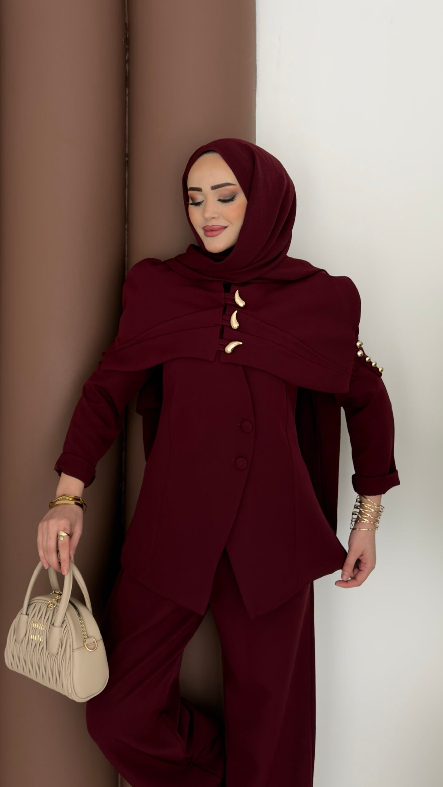 Deluxe Pelerin Blazer İkili Takım |  