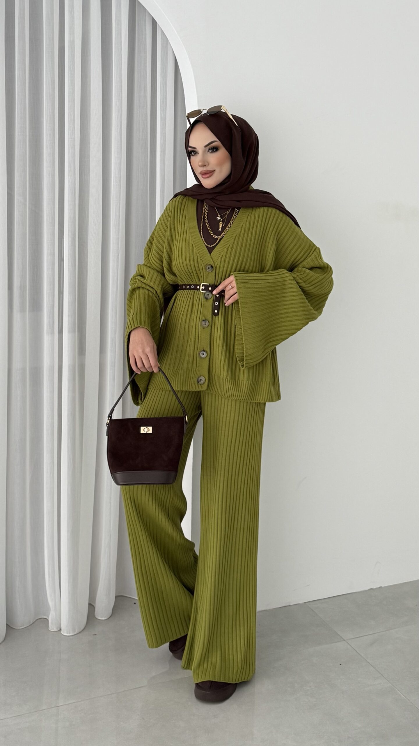 Premium Fitilli Triko İkili Takım |  