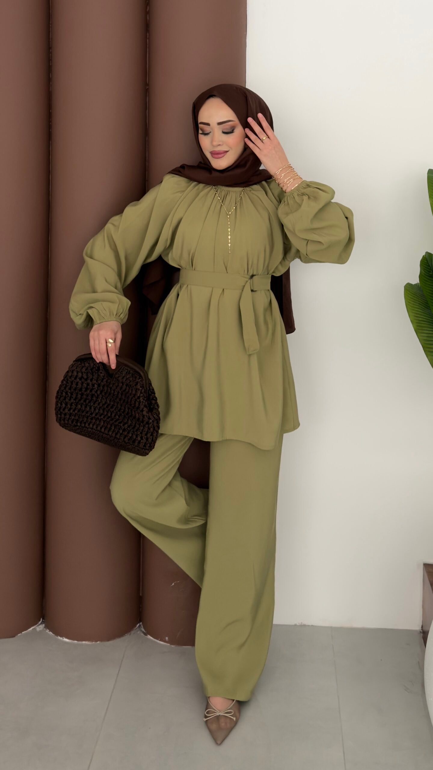 Casual Modal Kemerli İkili Takım |  