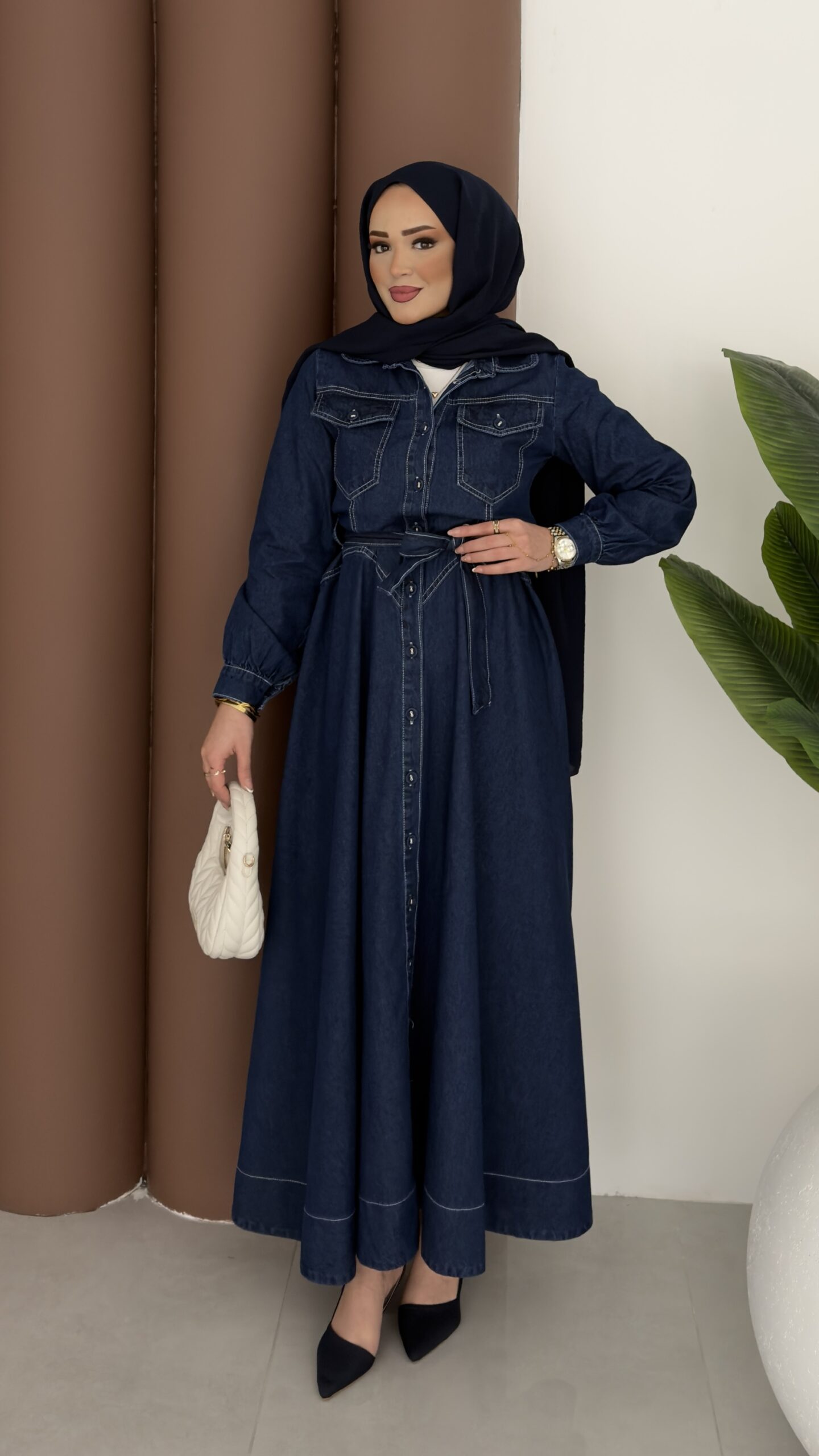 Heidi Denim Elbise |  