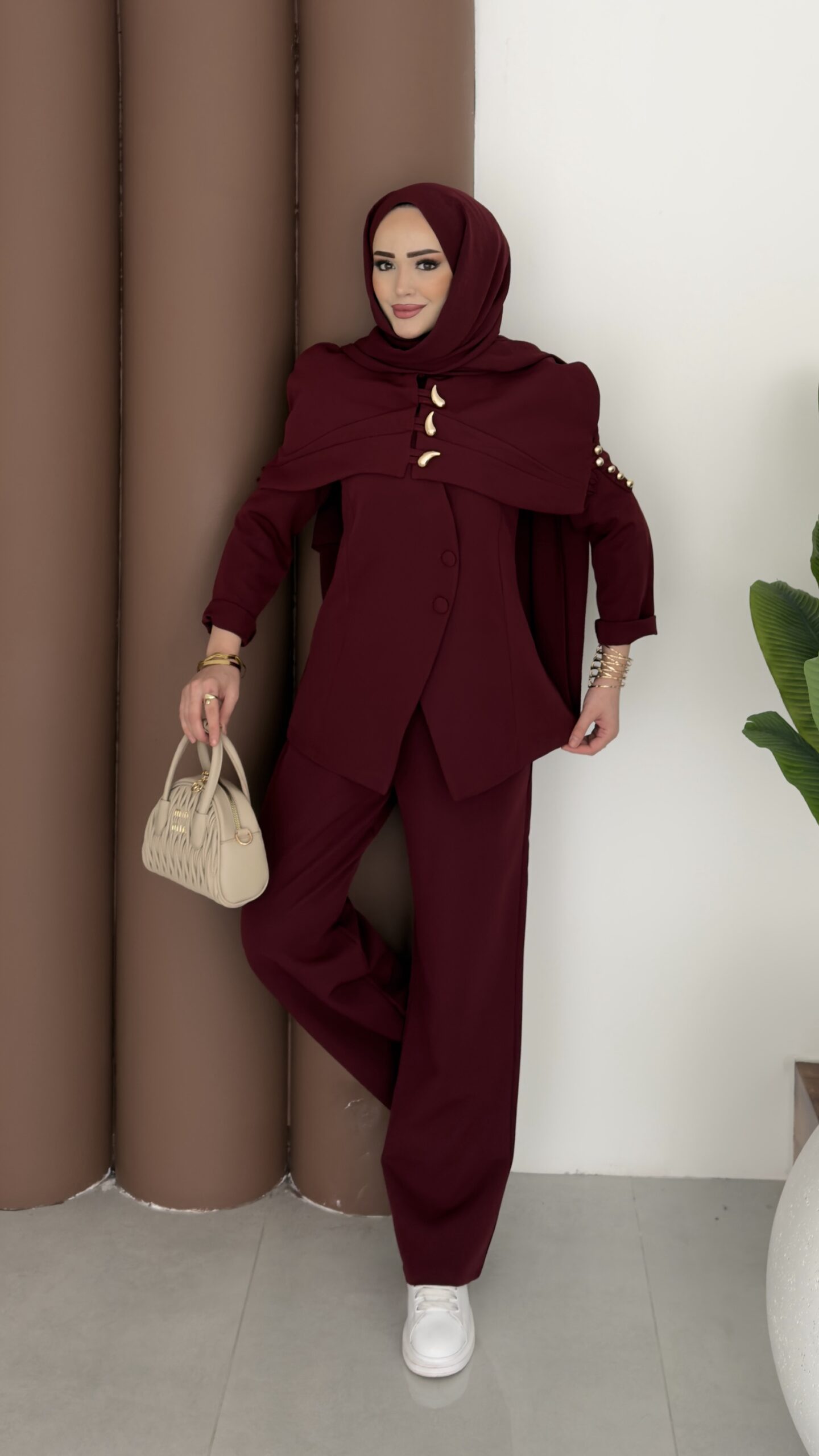 Deluxe Pelerin Blazer İkili Takım |  