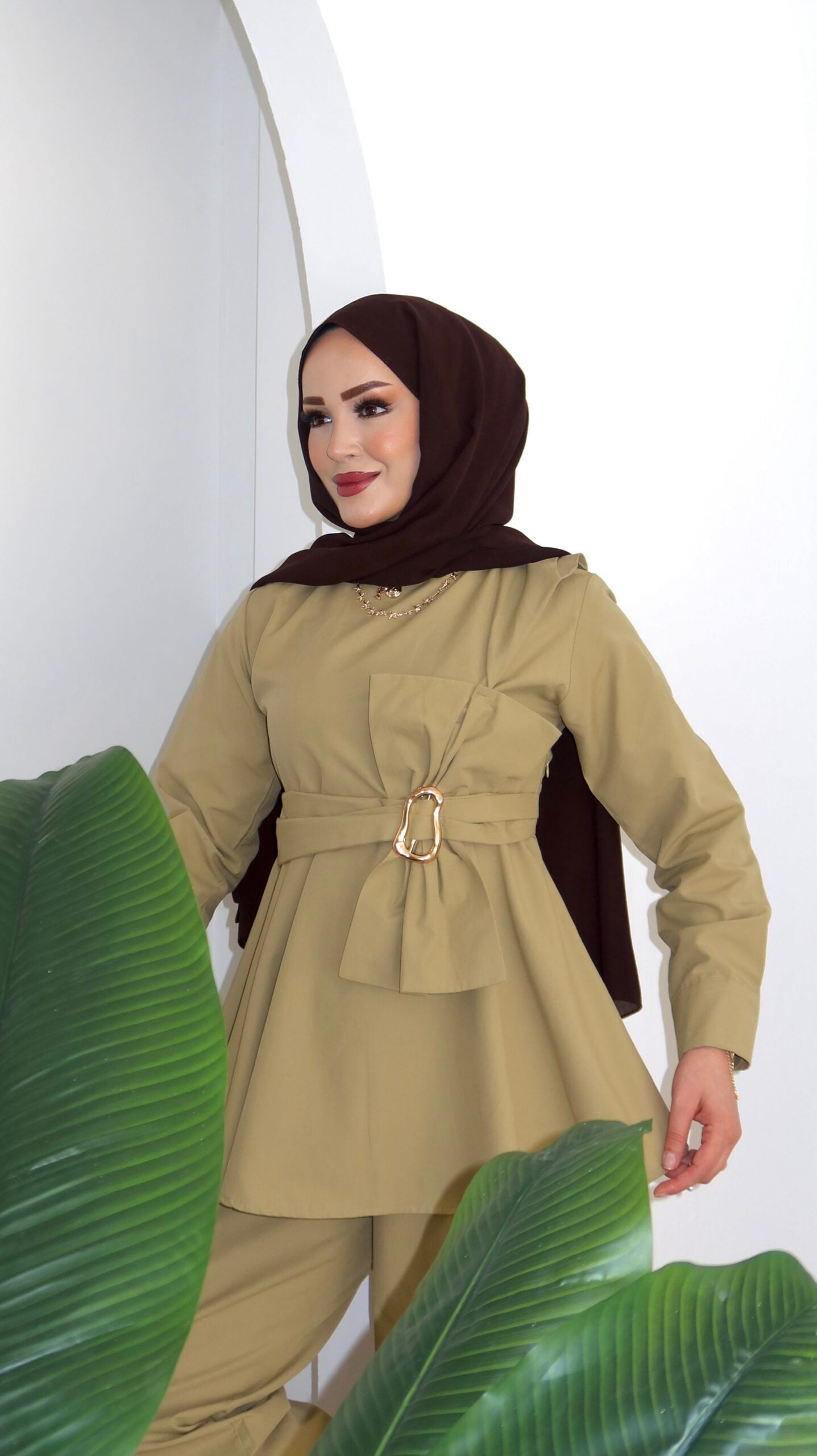 Zaira Fiyonklu Poplin İkili Takım |  