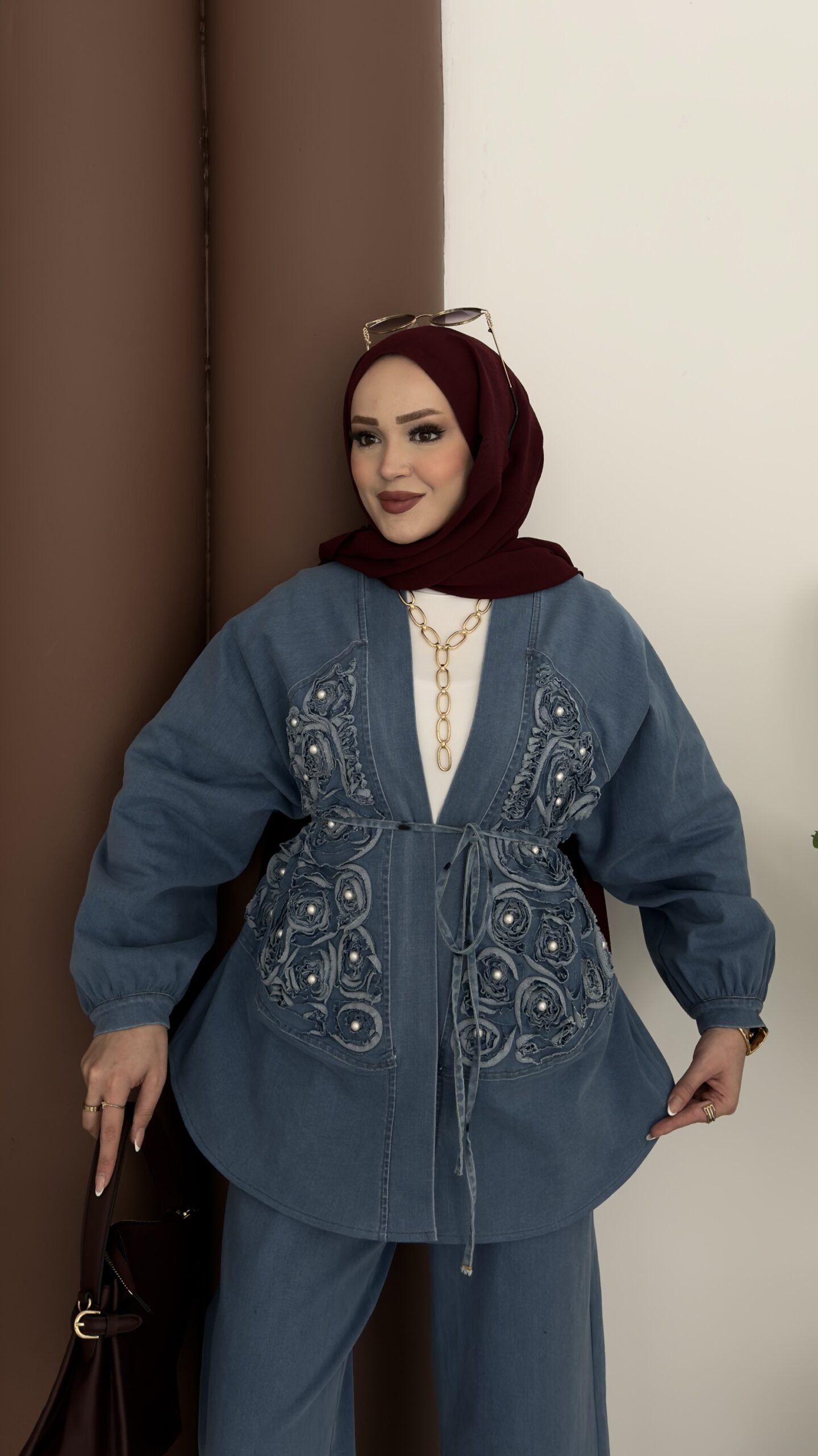 İnci Premium Denim İkili Takım |  