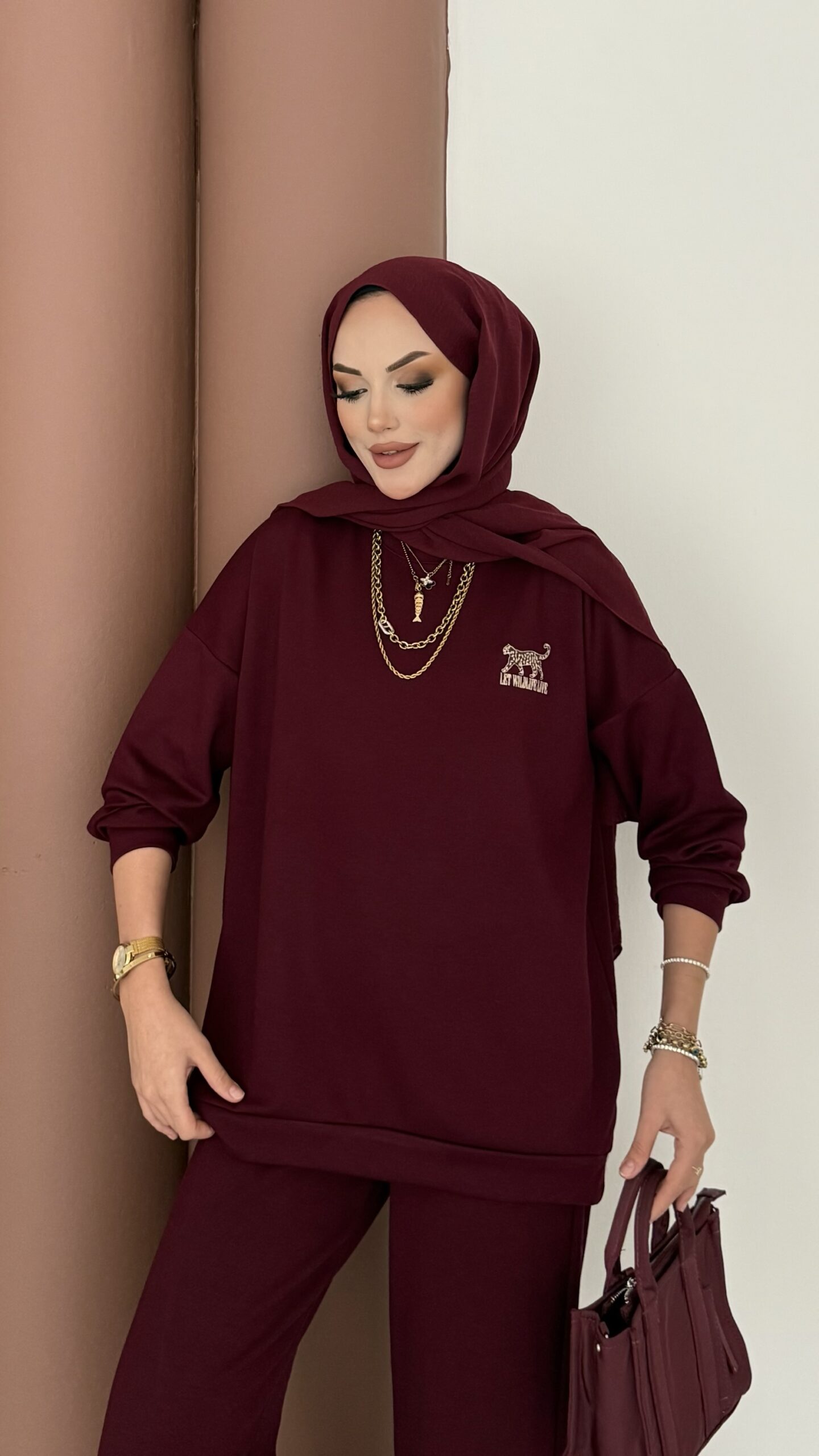 Logolu Premium Oysh İkili Takım |  