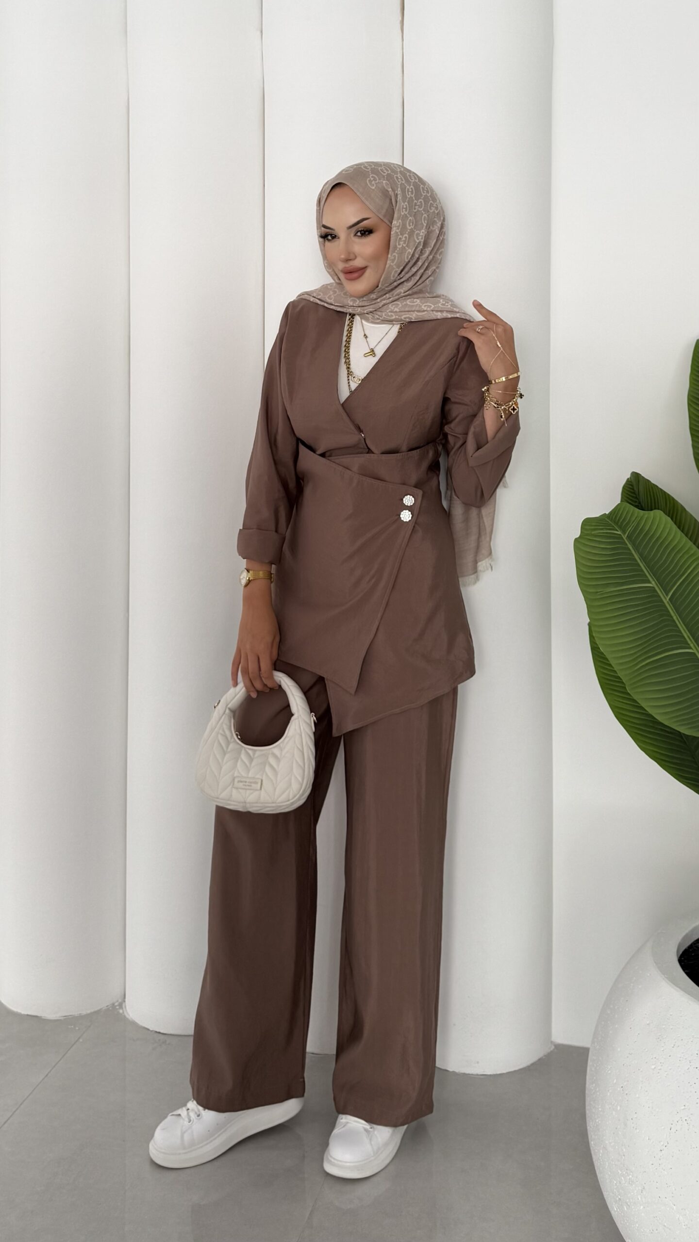 Fashion Premium Taşlı İkli Takım |  