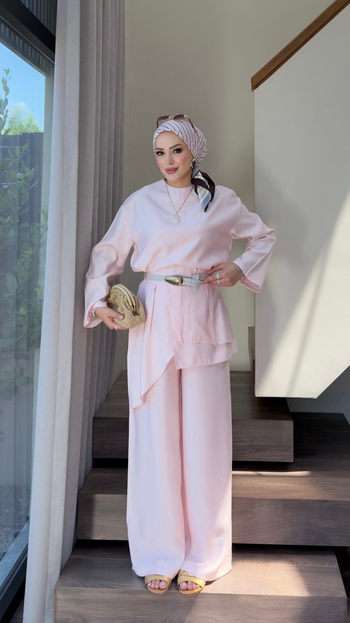 Herwes Kemerli Tunik Takım |  