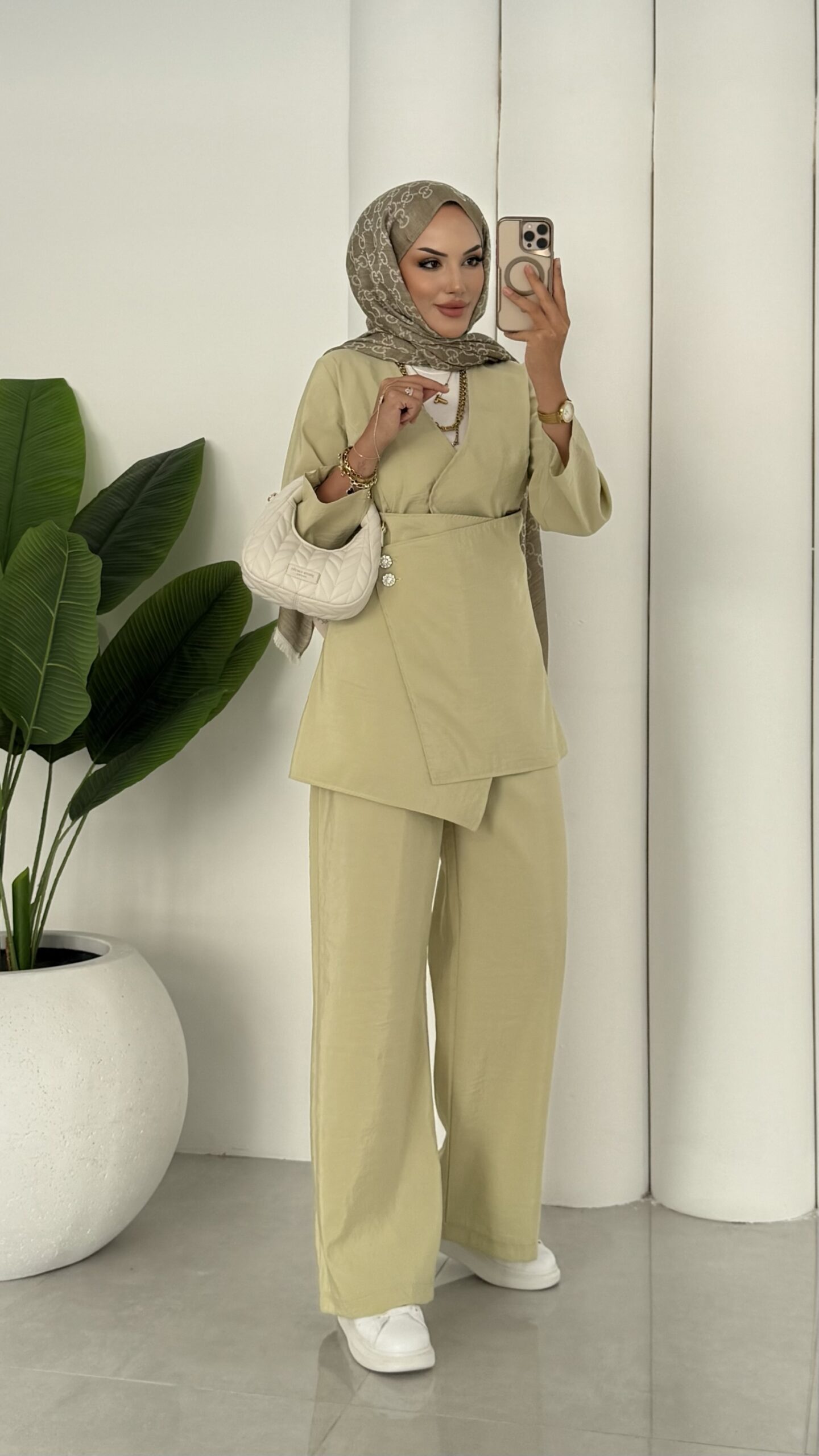 Fashion Premium Taşlı İkli Takım |  