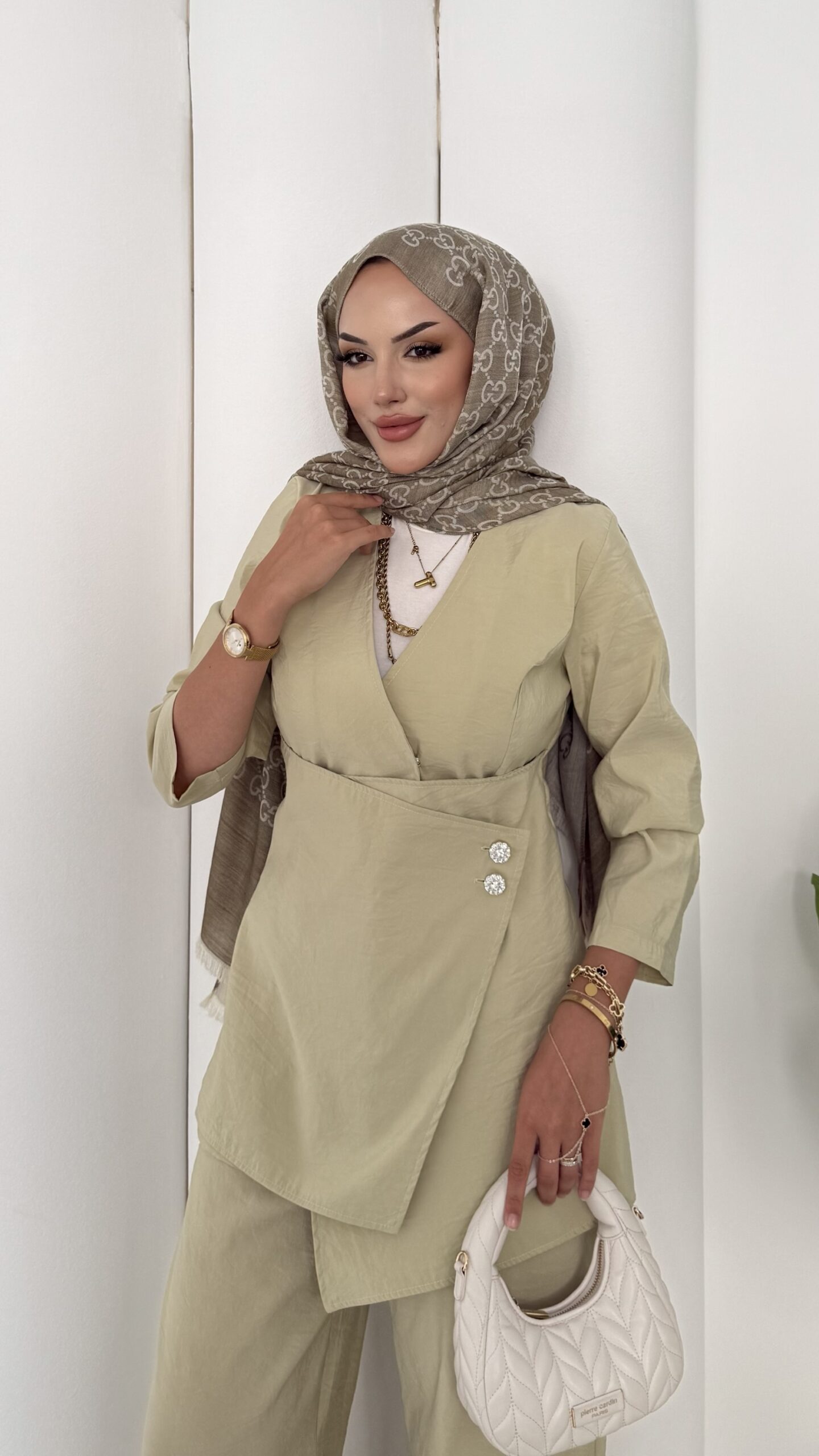Fashion Premium Taşlı İkli Takım |  